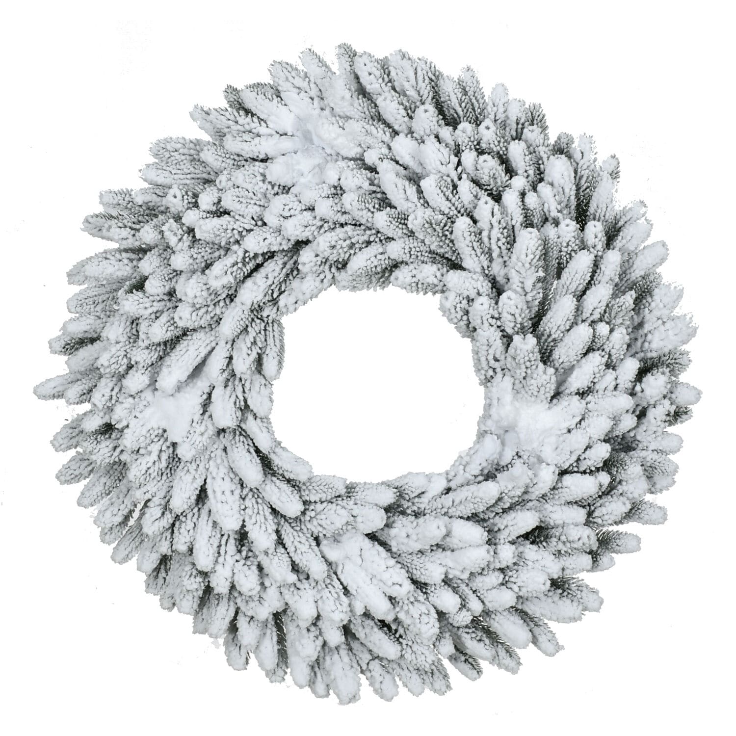 Fraser Hill Farm 36-In. Icy Frost Snow Flocked Wreath