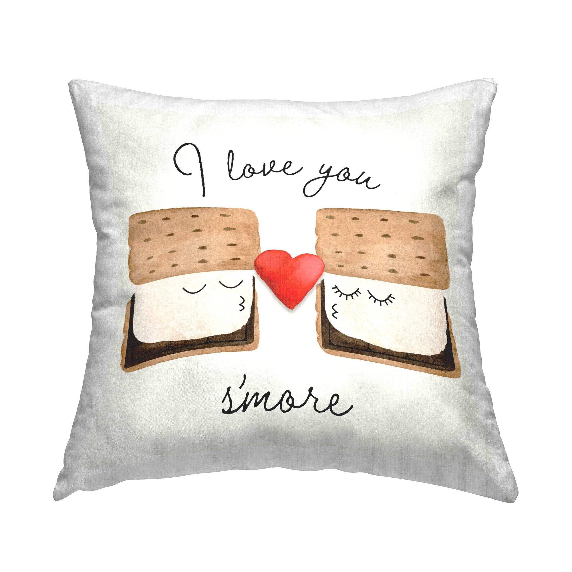 Stupell Love You S'more Decorative Printed Throw Pillow Design by Corrine Rose Design