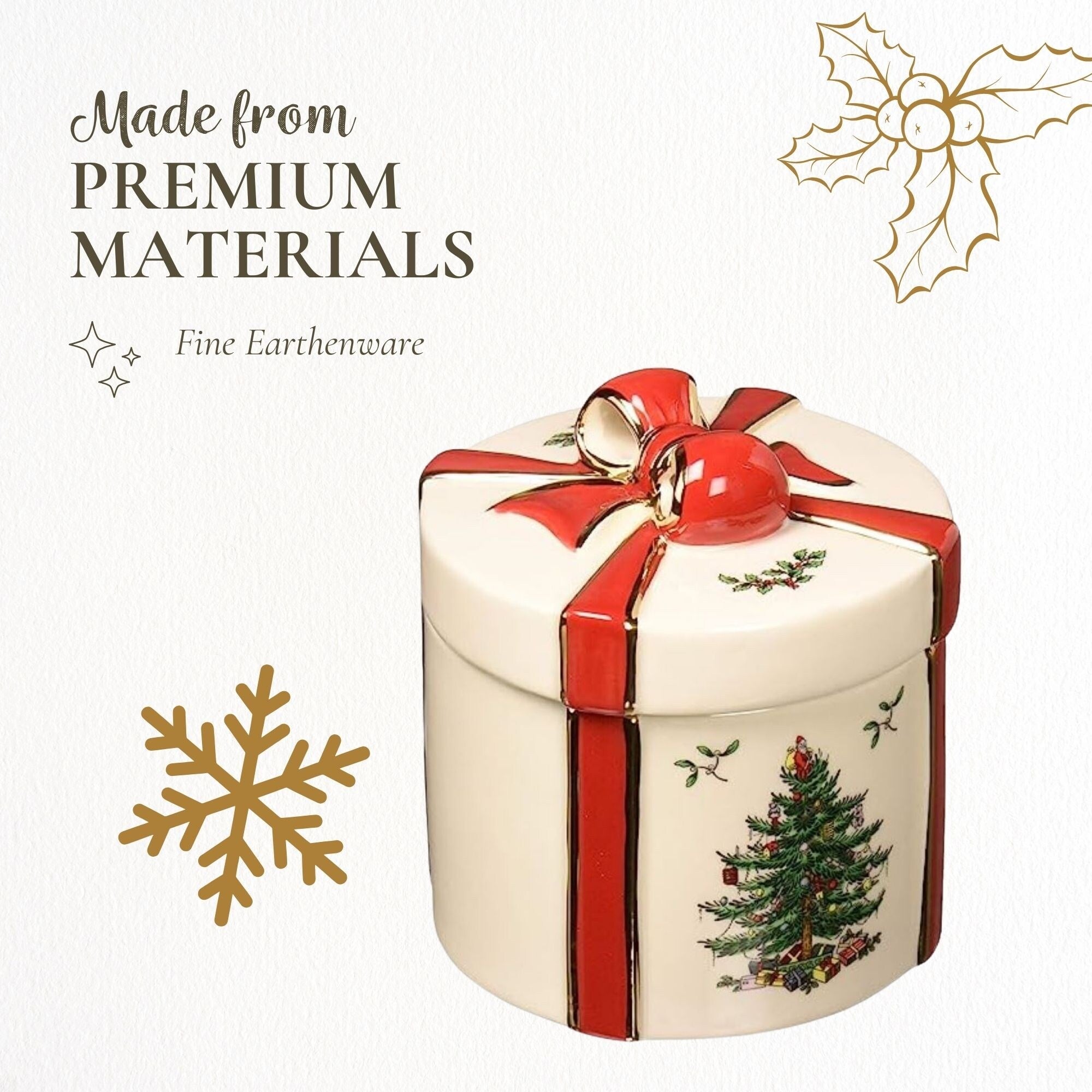 Spode Christmas Tree 2 Piece Gift Box - 4