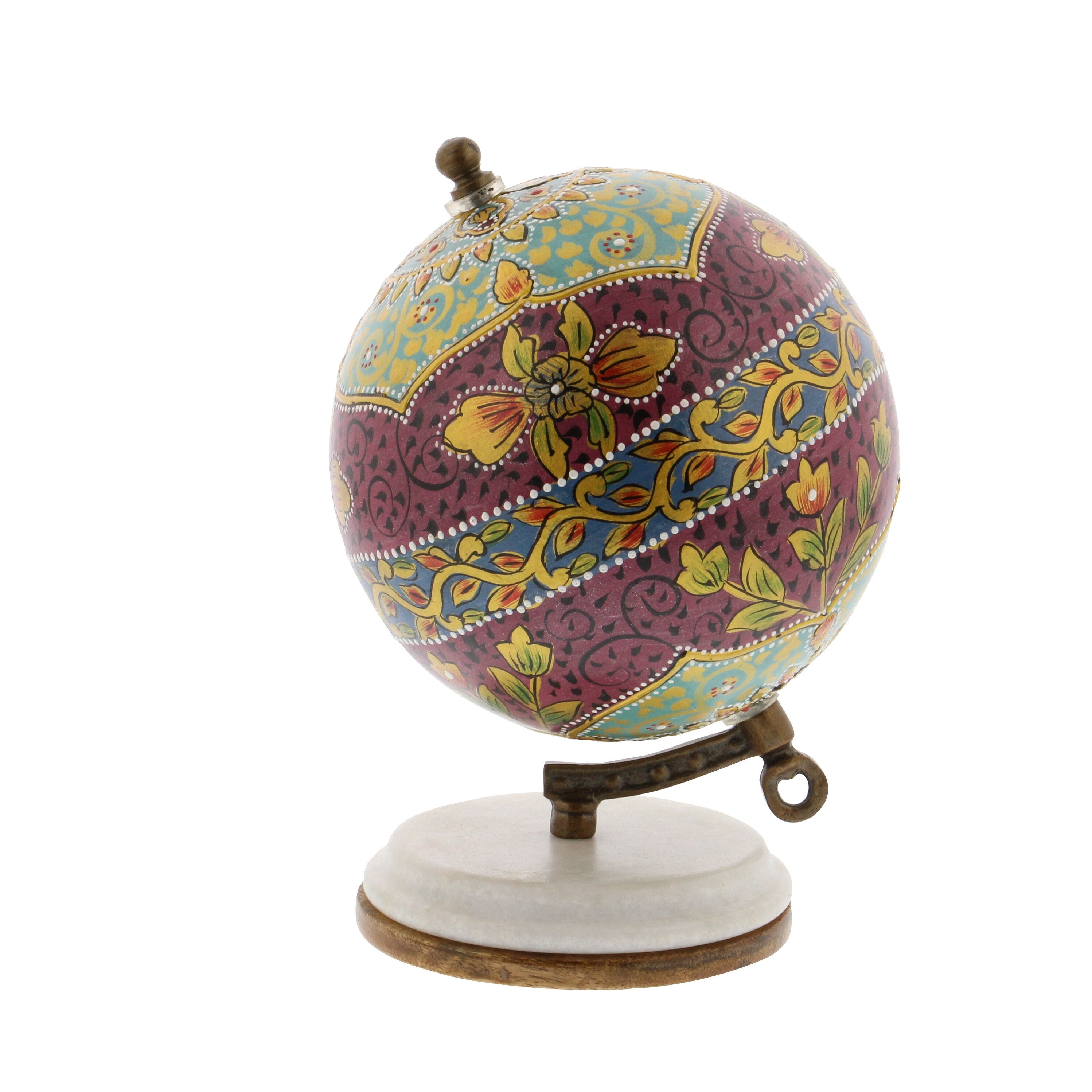 Multi Resin Traditional Globe 7 x 5 x 5