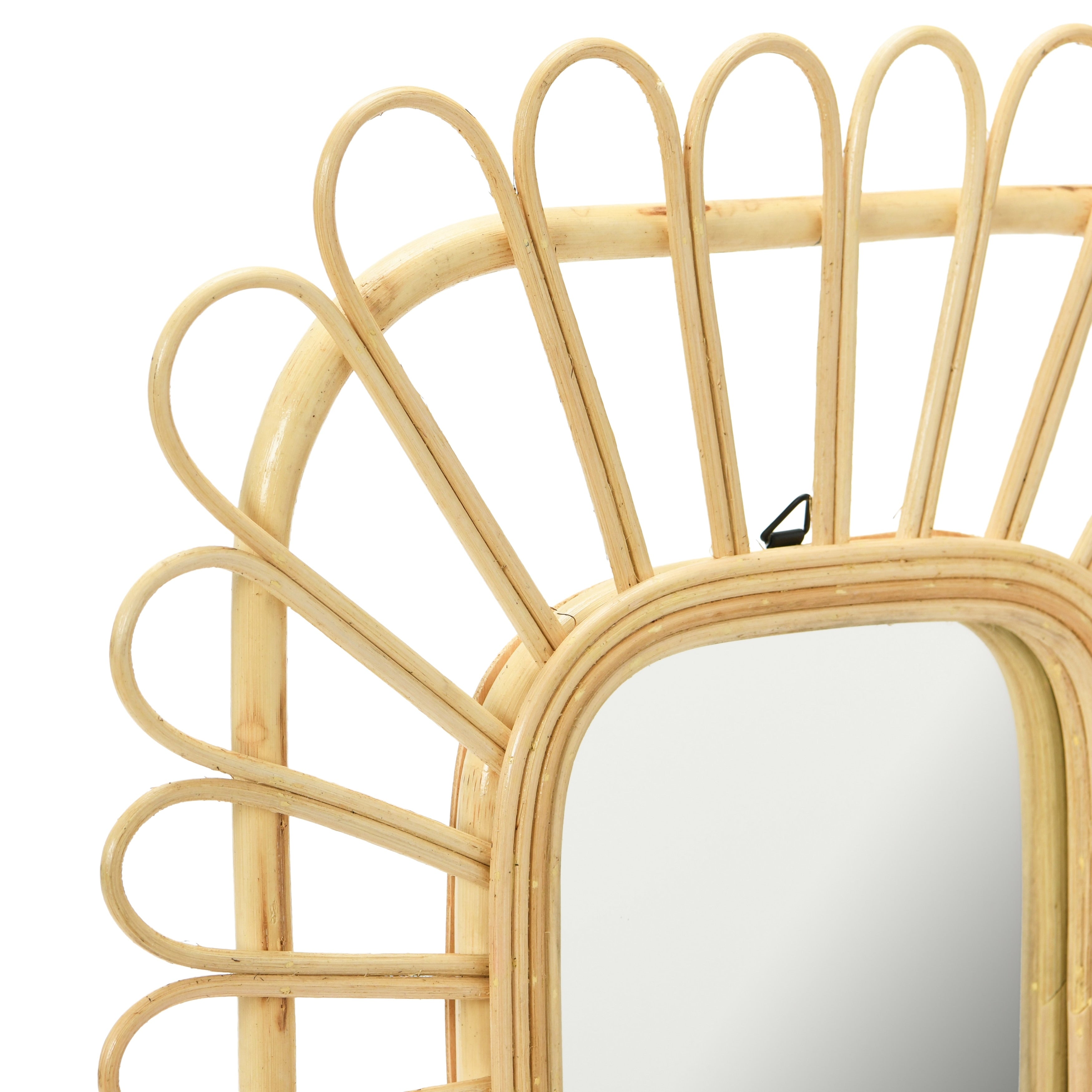 Handmade Rattan Mirror