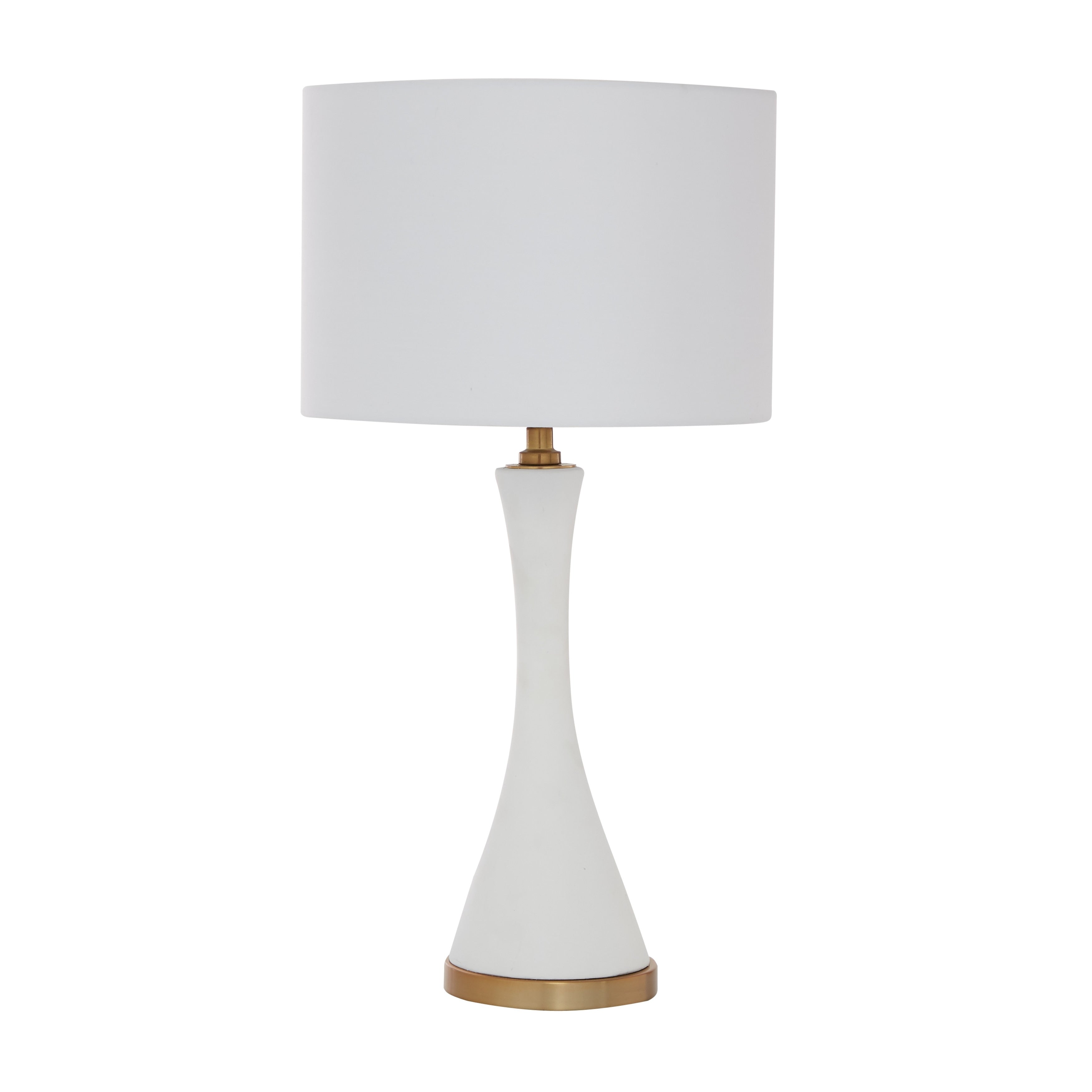 Gold Ceramic Modern Table Lamp - 14 x 13 x 25