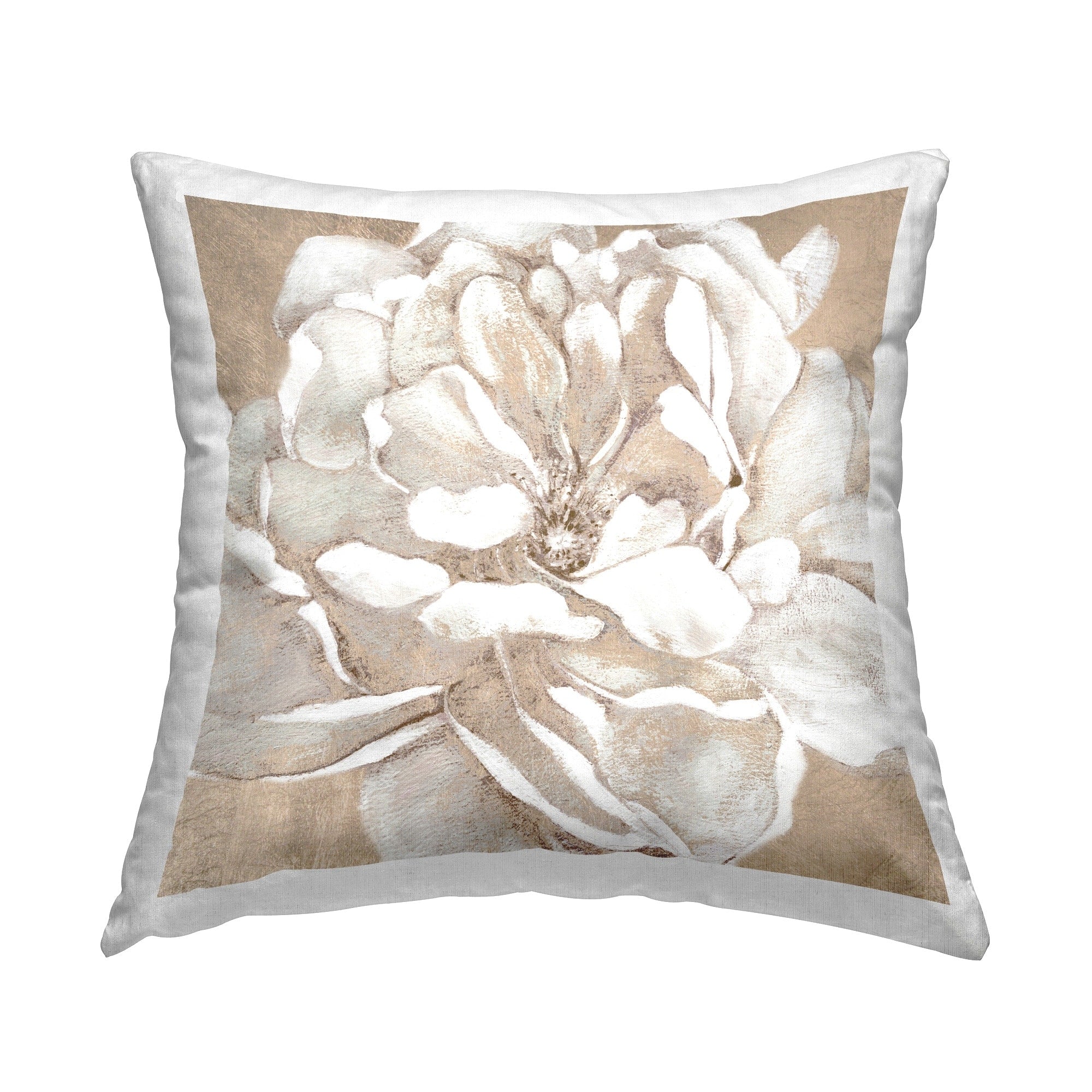 Stupell Blushing Peony Bloom Decorative Printed Throw Pillow Design by Carol Robinson