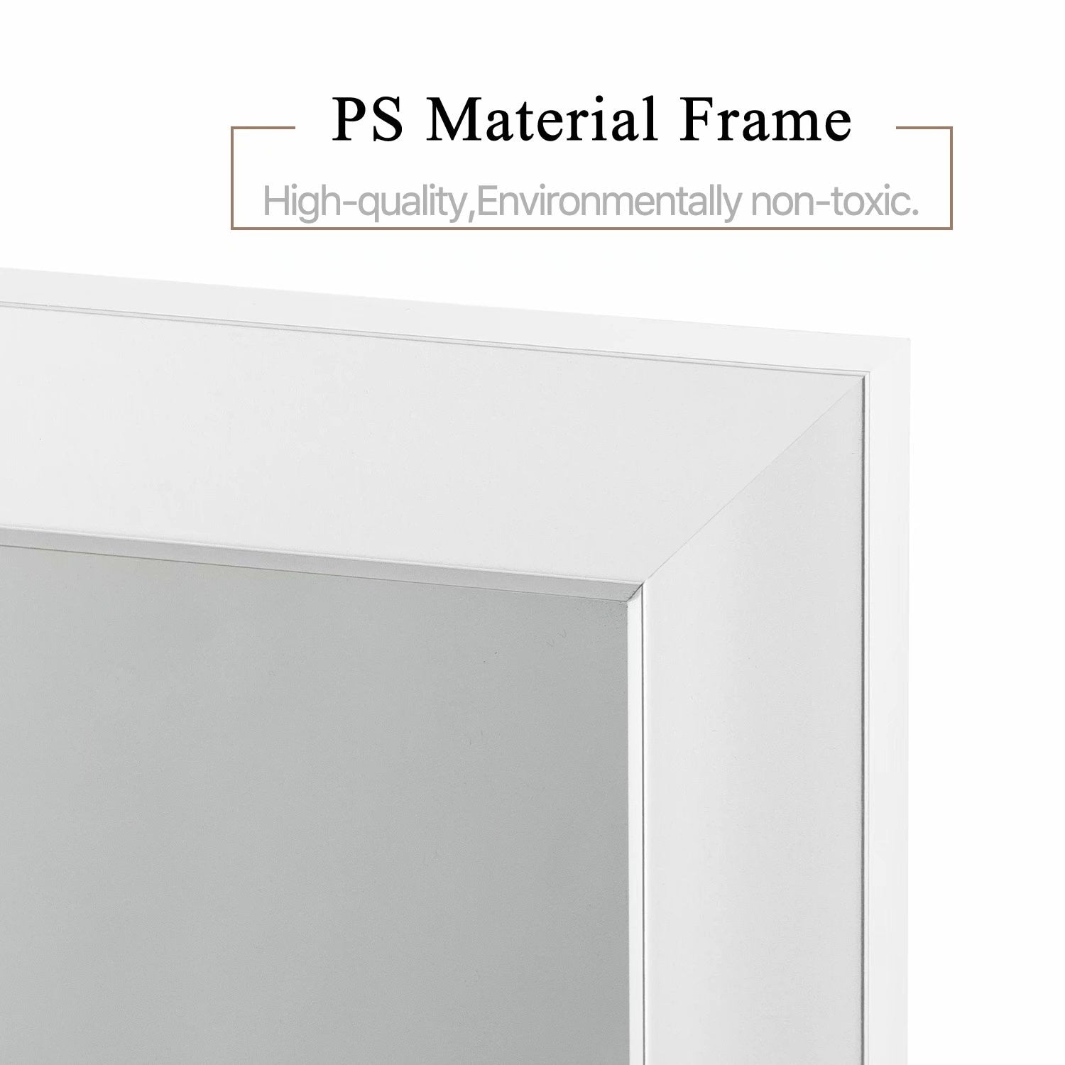 Modern Full-length Rectangular Wall-Mounted Hanging Door Mirror