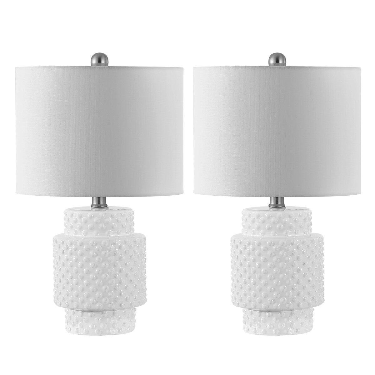 SAFAVIEH Lighting Hylkije 21-inch LED Table Lamp (Set of 2) - 12 W x 12 L x 21 H - 12Wx12Dx21H