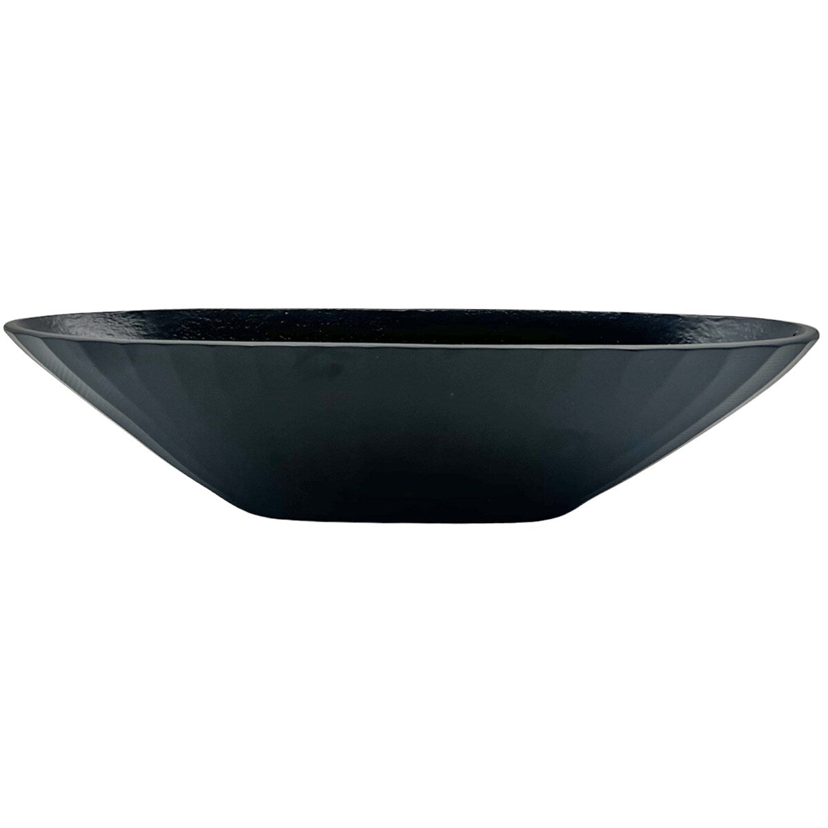 16 Inch Wide Decorative Handmade Aluminum Modern Oval Bowl - 16 x 5 x 4 in