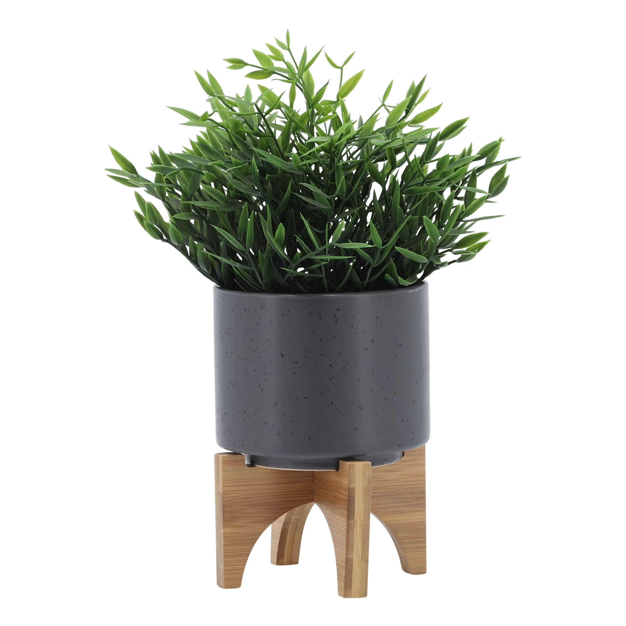 Sagebrook Home Neutral Ceramic Planter Pot with Stand Indoor/Outdoor