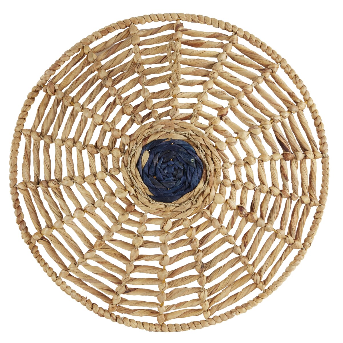 Seagrass Plate Handmade Woven Basket Home Wall Decor - Set of 3 Brown - Roche River Decor