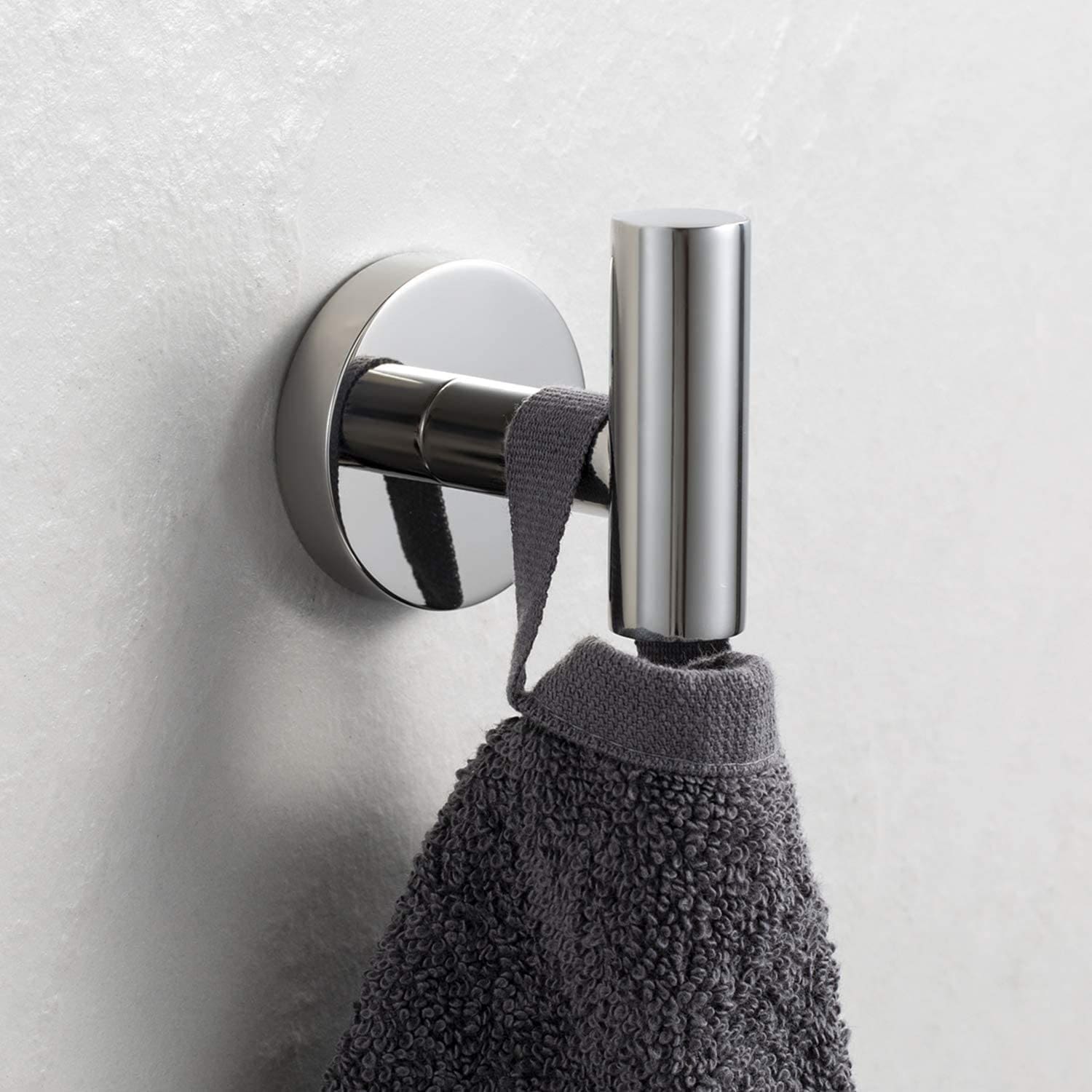 Bathroom Robe Hook Round Towel Hook in 304 Stainless Steel