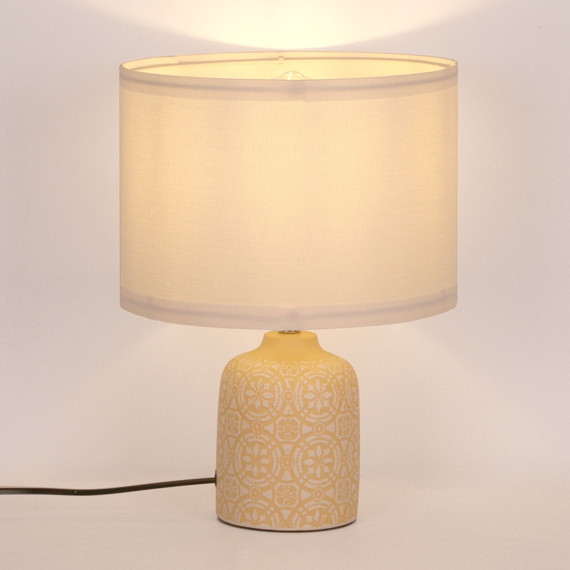 Romision Table Lamp with Fabric Shade