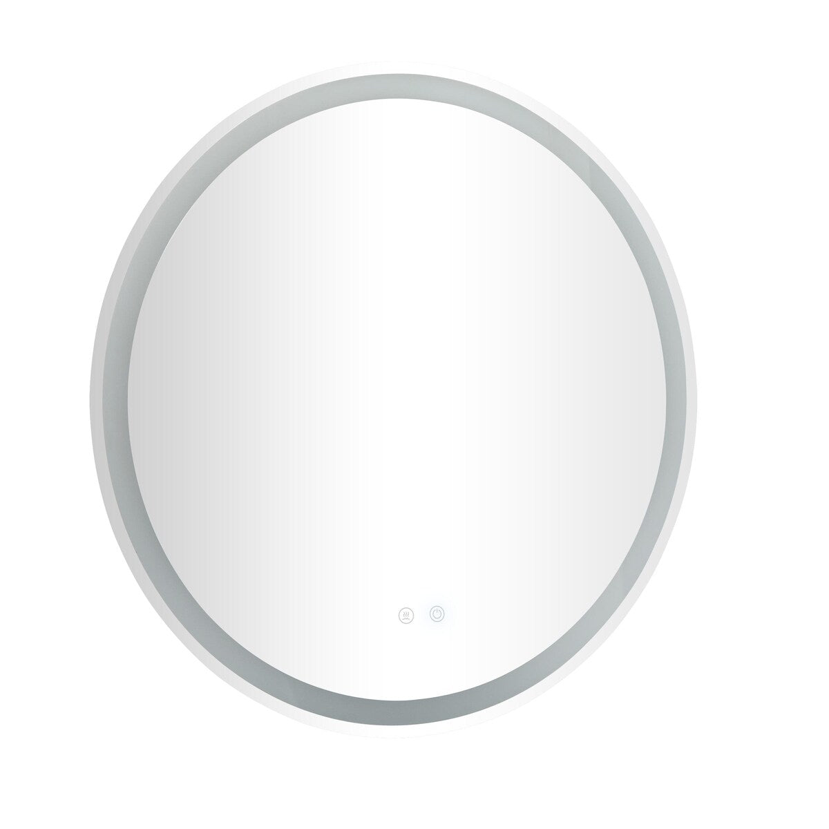 Glass Room Anti Fog Mirror with LED Light - Silver - Roche River Decor