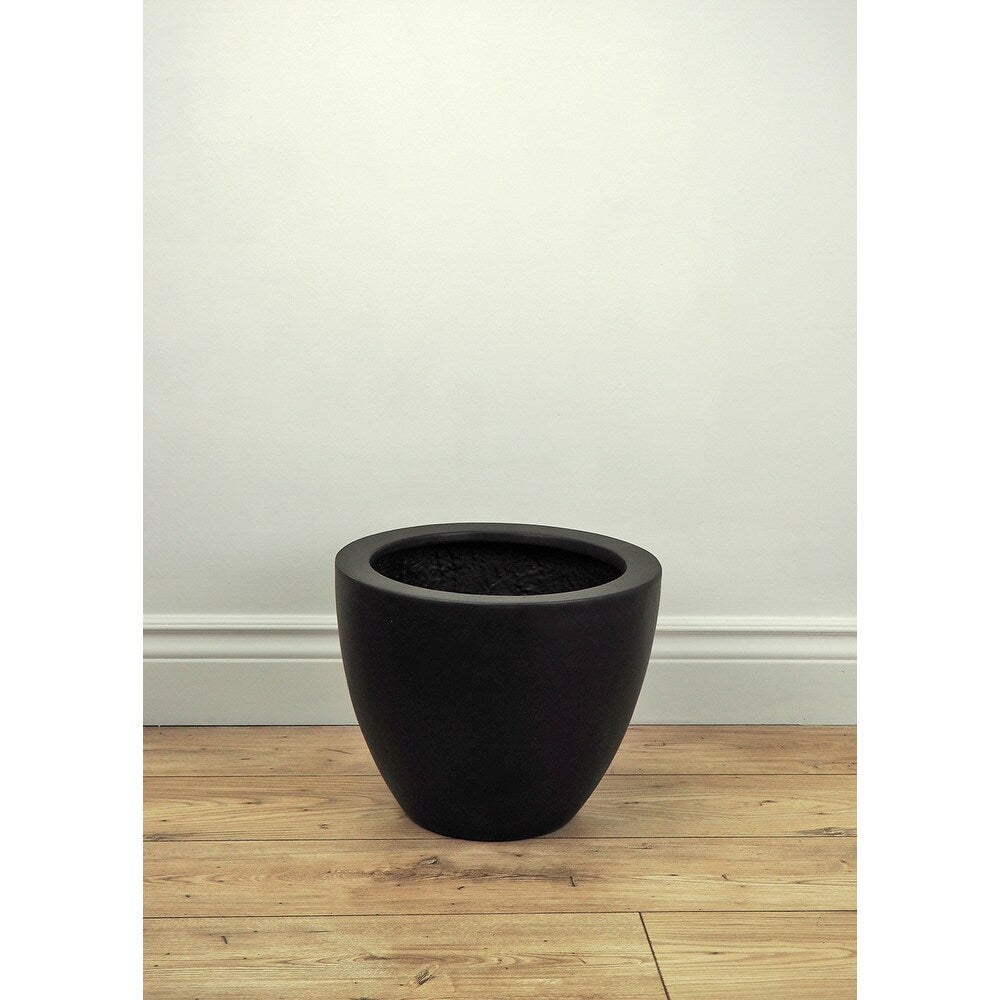 Helmet Planter in White Matte Finish 12 Height - 12 Inch