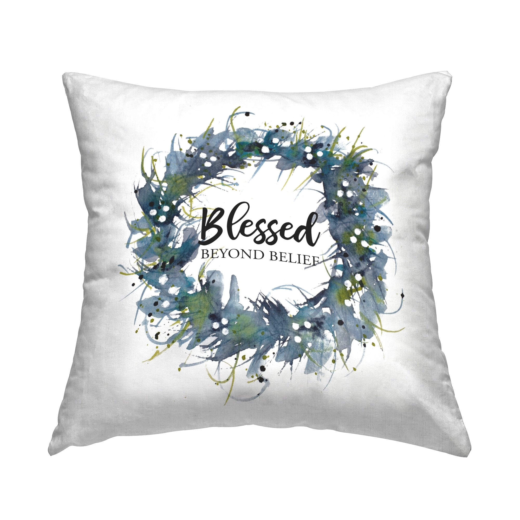 Stupell Blessed Beyond Belief Decorative Printed Throw Pillow Design by Krinlox