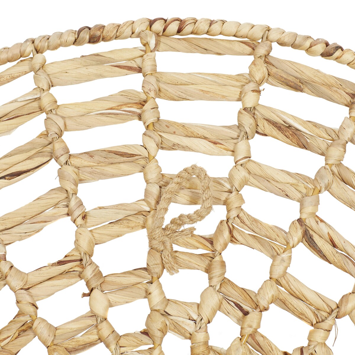 Seagrass Plate Handmade Woven Basket Home Wall Decor - Set of 3 Brown - Roche River Decor