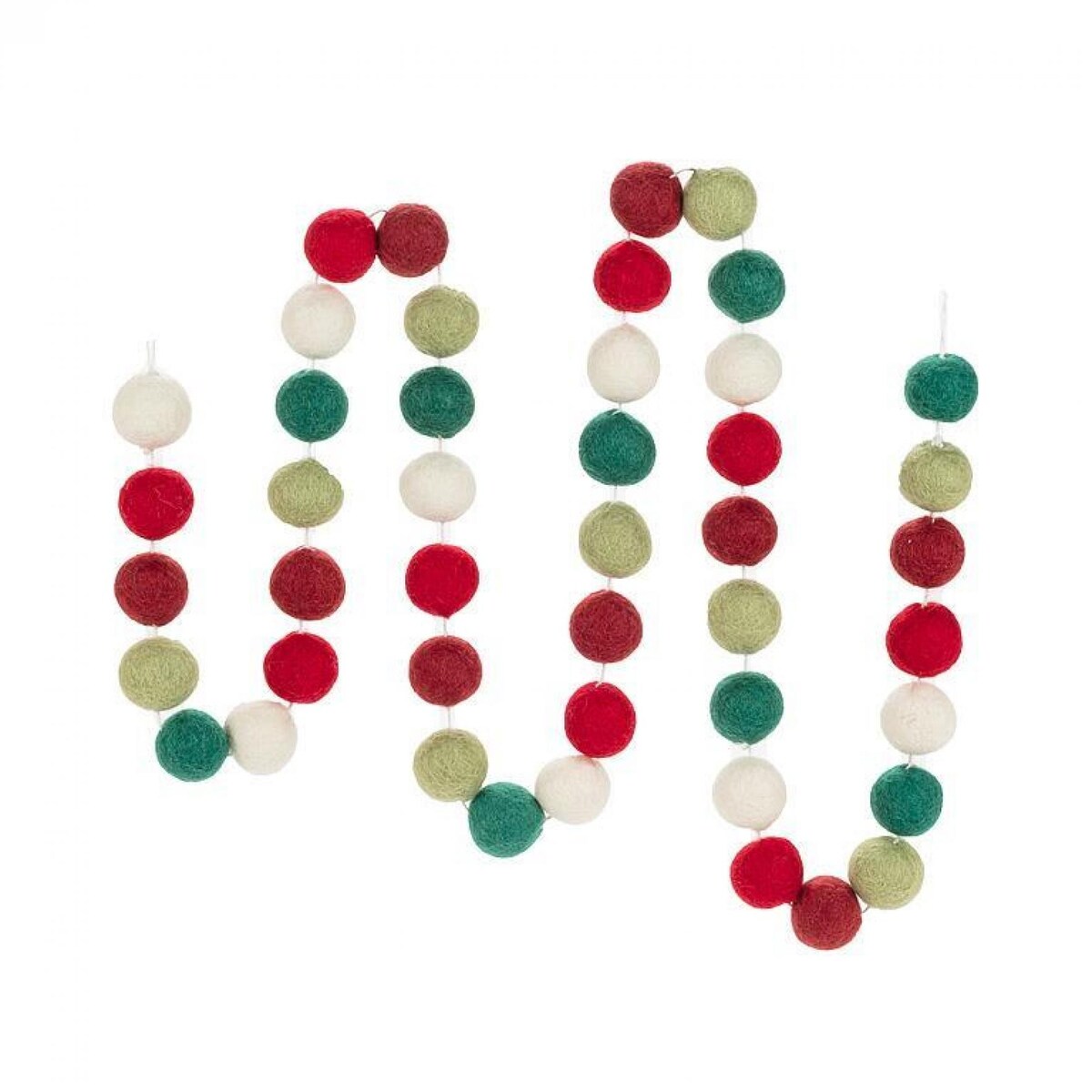 Holiday Colors Pompom Garland - Multi