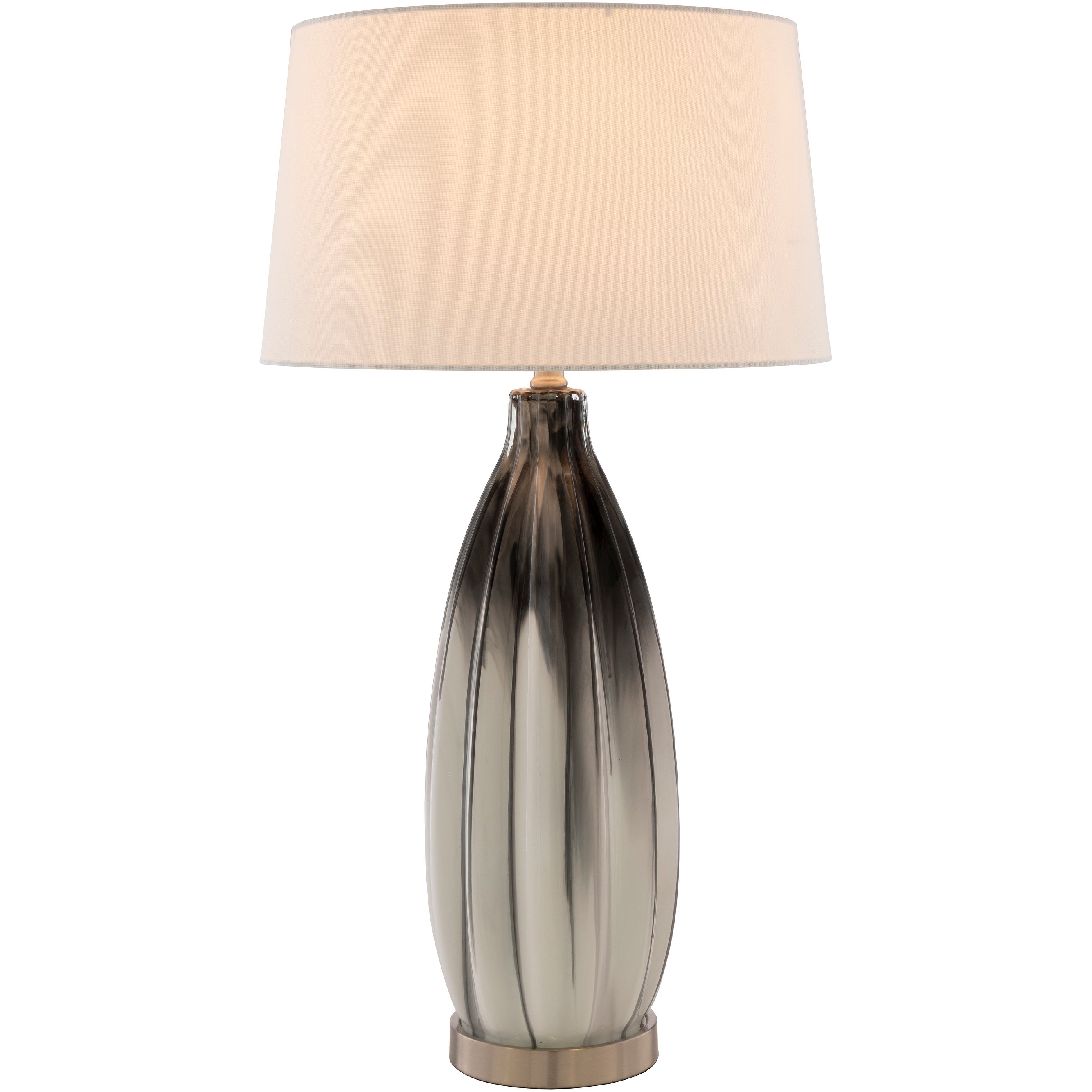 Porch & Den Laurel West Painted Glass Table Lamp