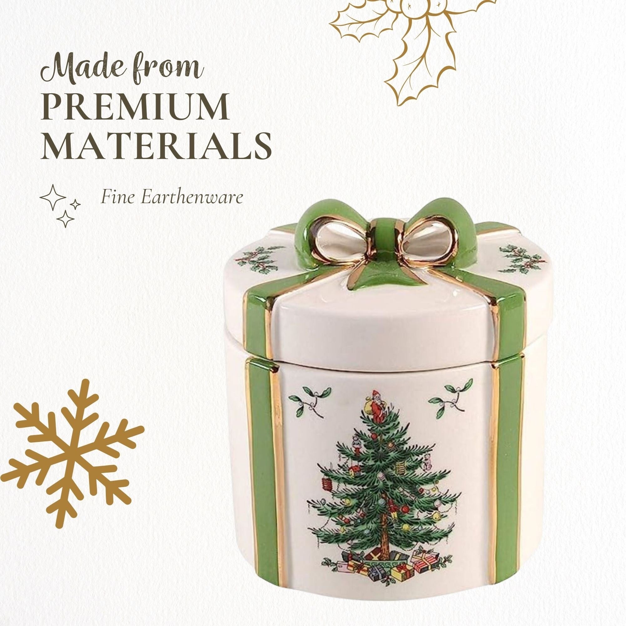 Spode Christmas Tree 2 Piece Gift Box - 4