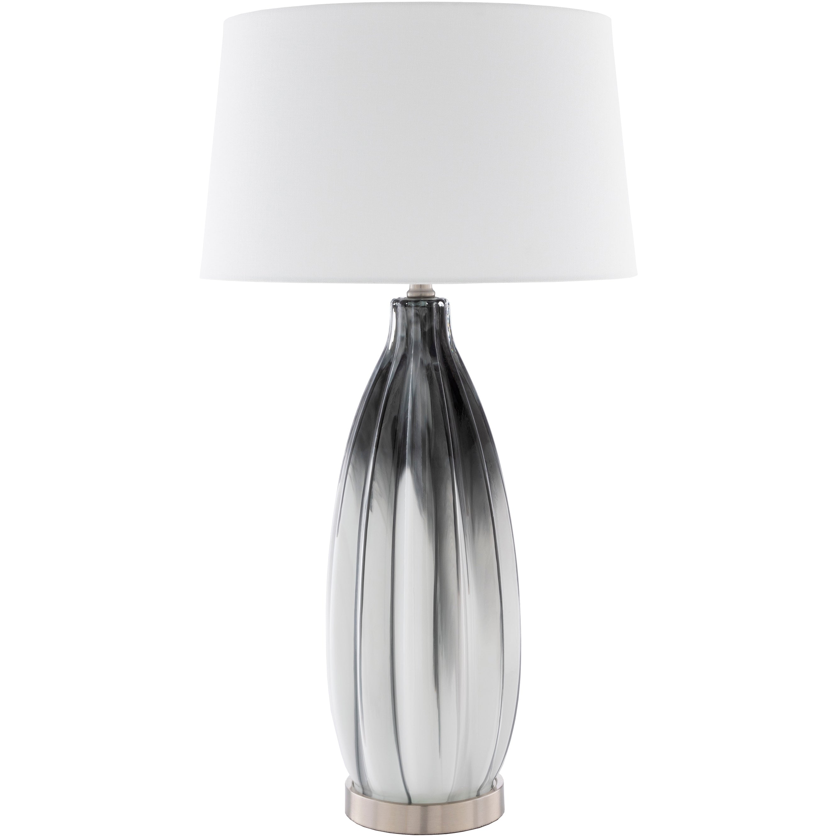 Porch & Den Laurel West Painted Glass Table Lamp