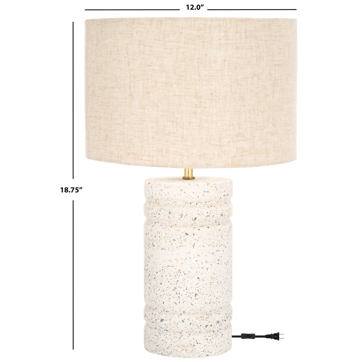 SAFAVIEH Lighting Azalea 19-inch Table Lamp - 12Wx12Dx19H