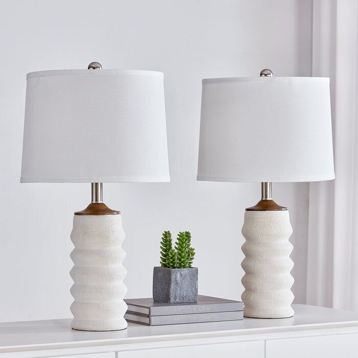 23 Resin USB Table Lamp (Set of 2)