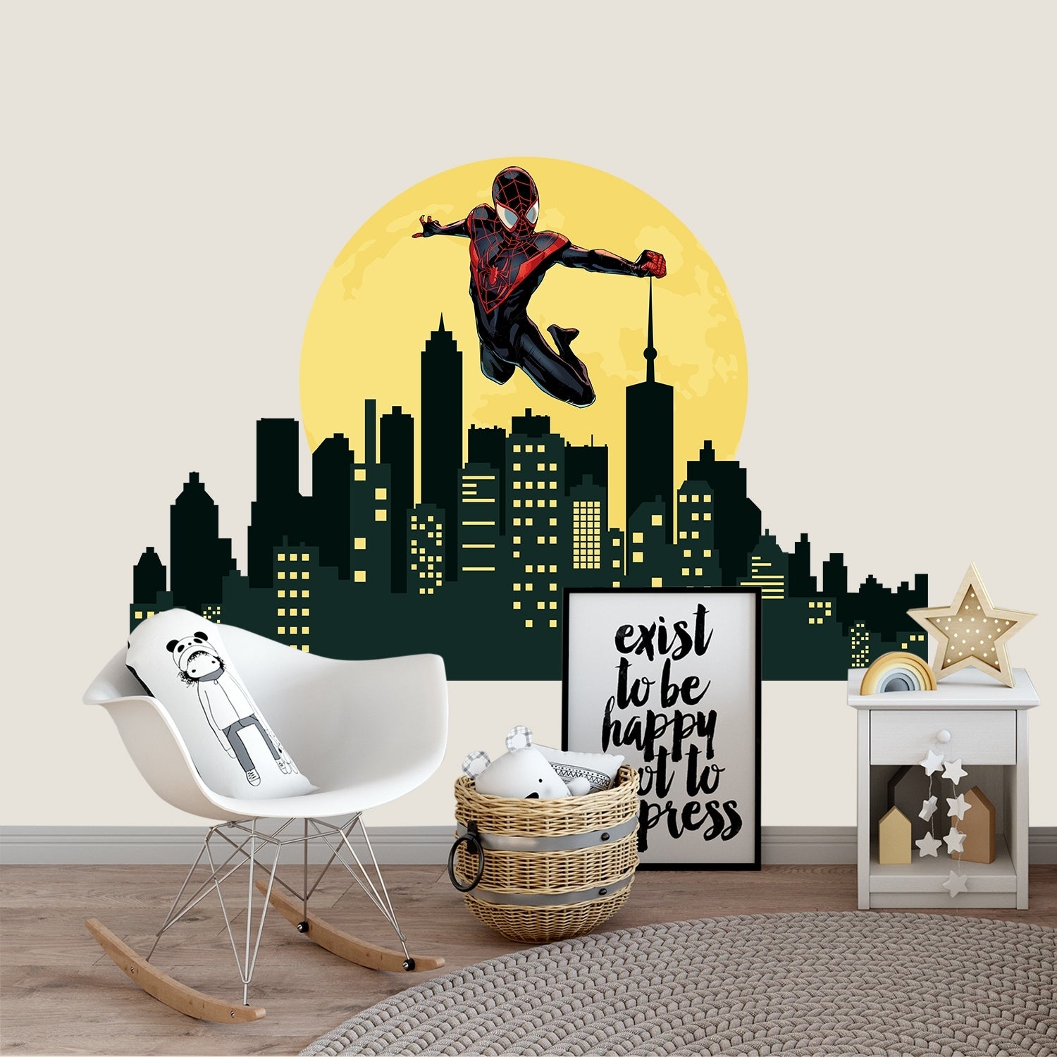 Miles Morales Wall Decal Boys Room Decor.