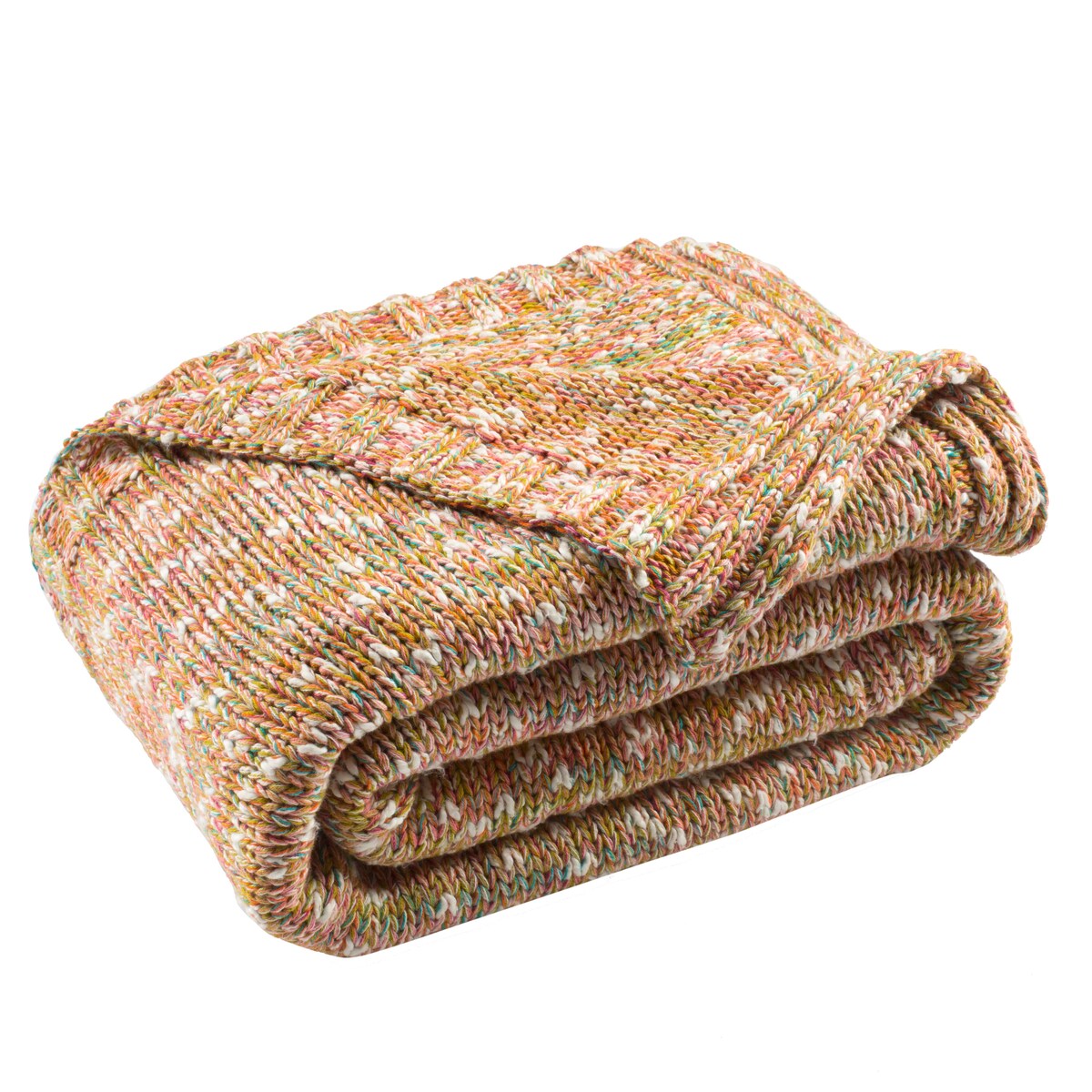 SAFAVIEH Flores Knit Multicolored 50 x 60-inch Throw Blanket