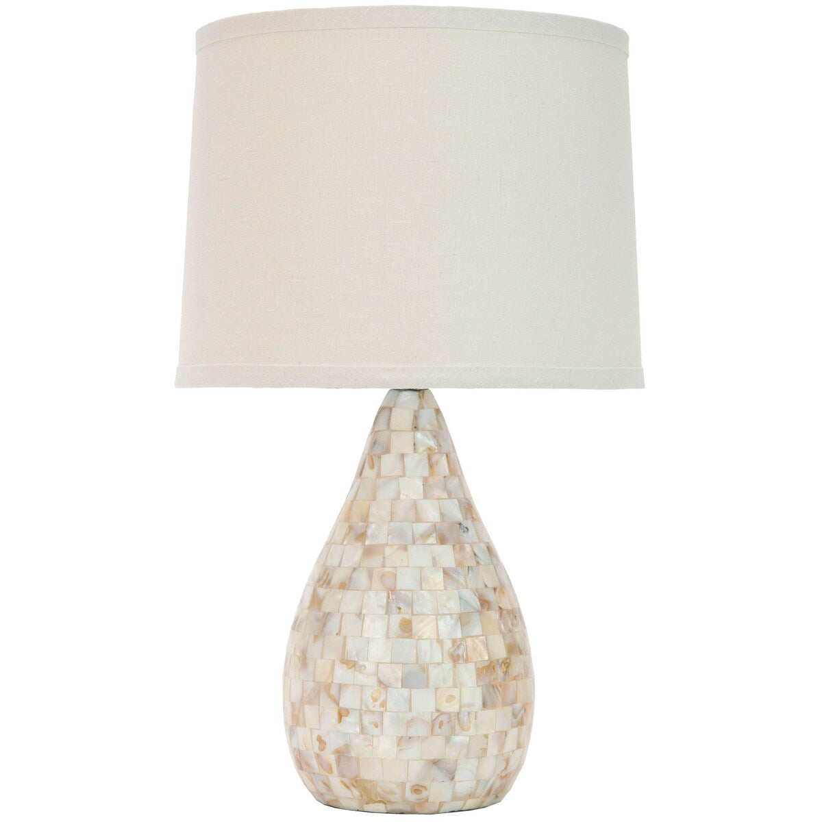 SAFAVIEH Lighting Christal 21-inch Mother Of Pearl Table Lamp (Set of 2) - 12x12x20.5 - 12Wx12Dx21H