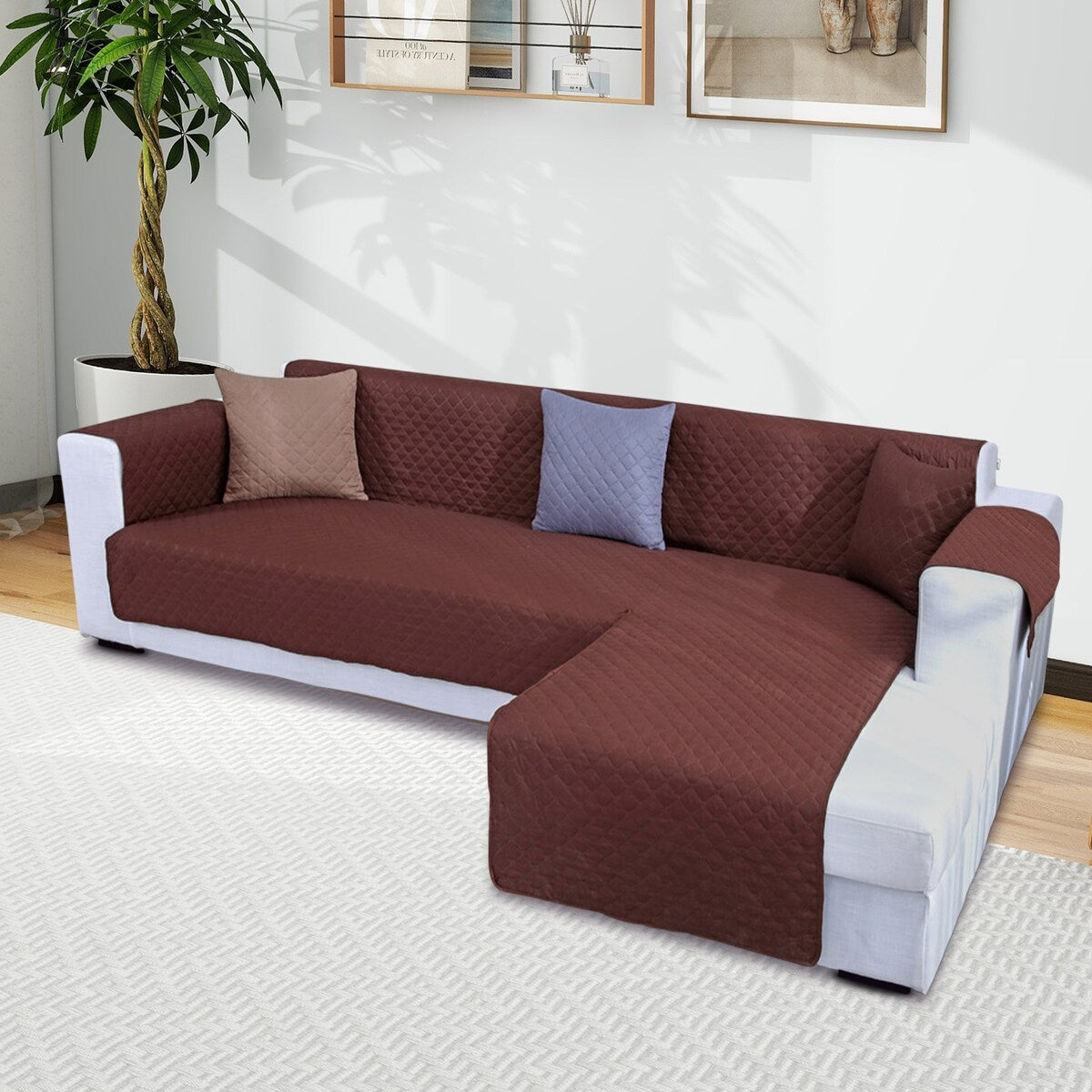 Sofa Couch Cover L Shaped Slipcover Furniture Protector