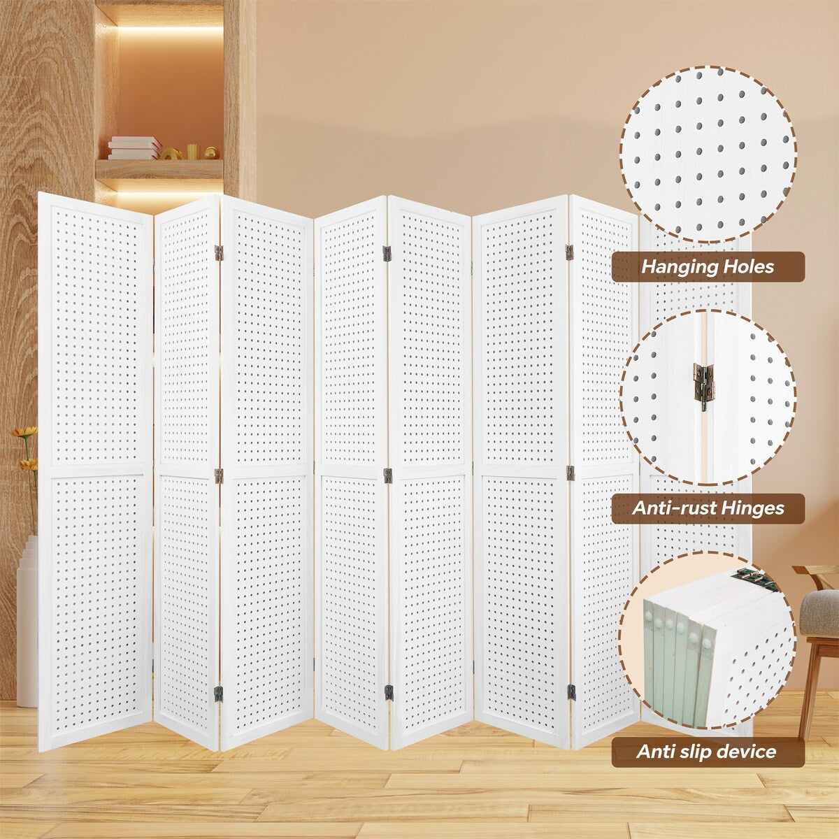 8 Panel Room Divider