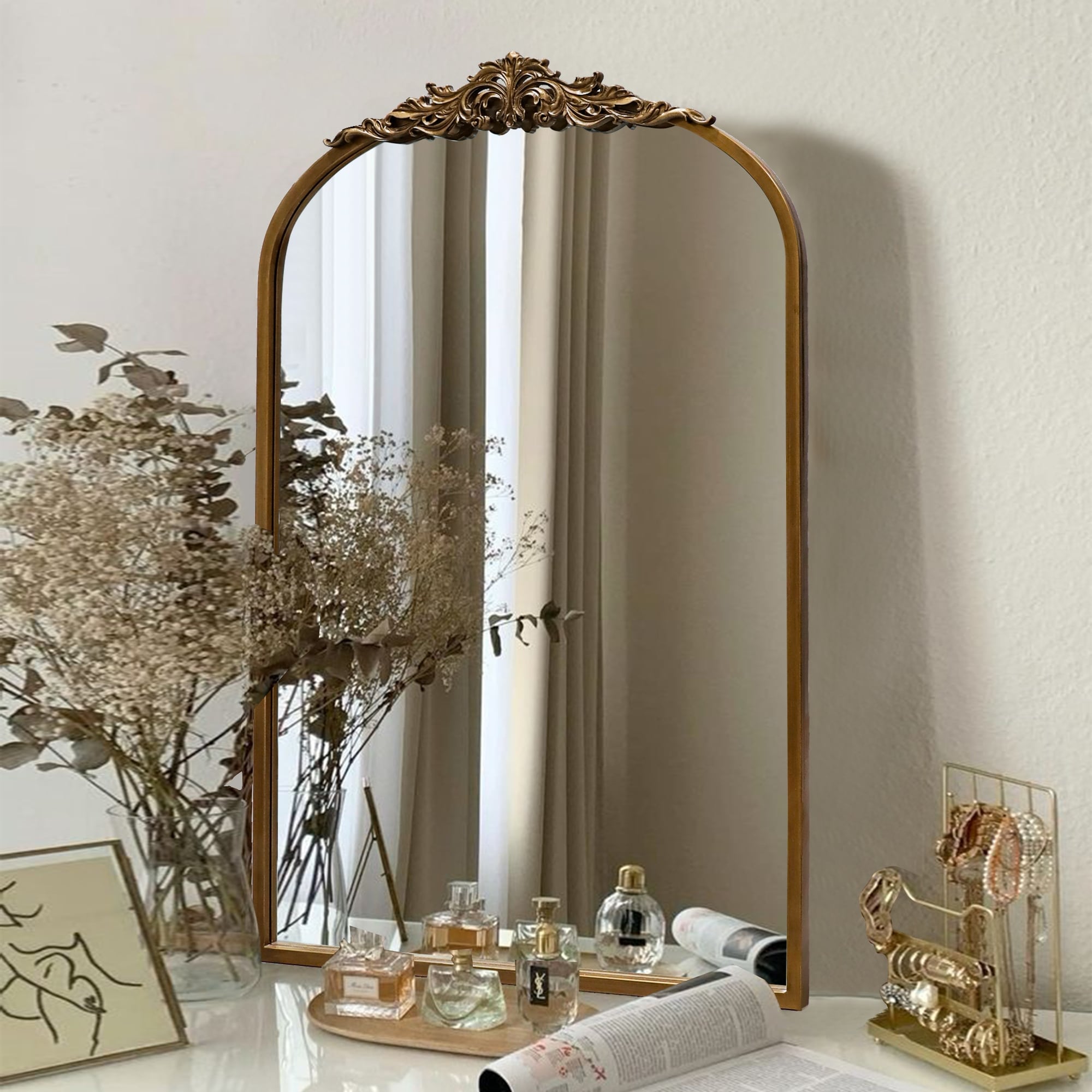 Ornate Vintage Mirror Baroque Gold Mirror