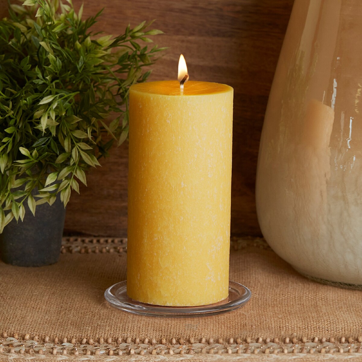 ROOT Unscented 3 In Timberline Pillar Candle 1 ea.