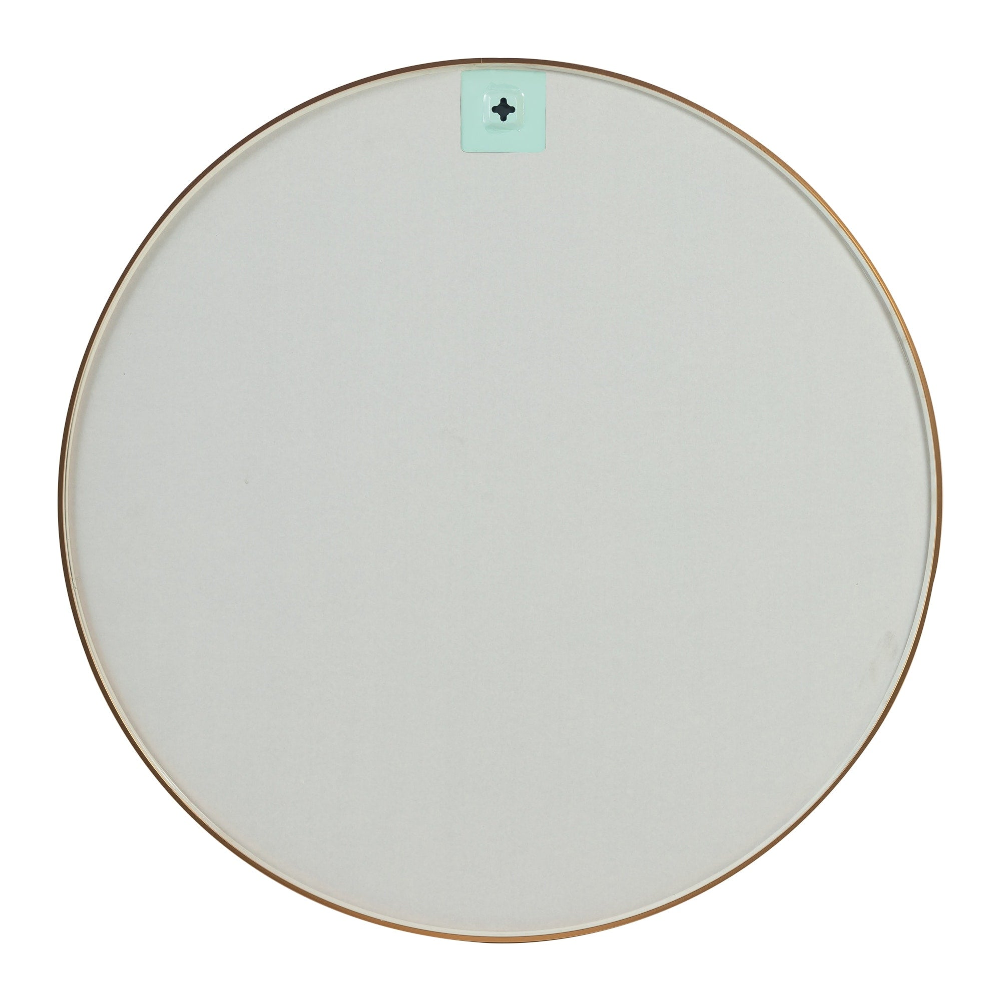 Modern Deep Frame Wall-Mounted Vanity Round Mirror