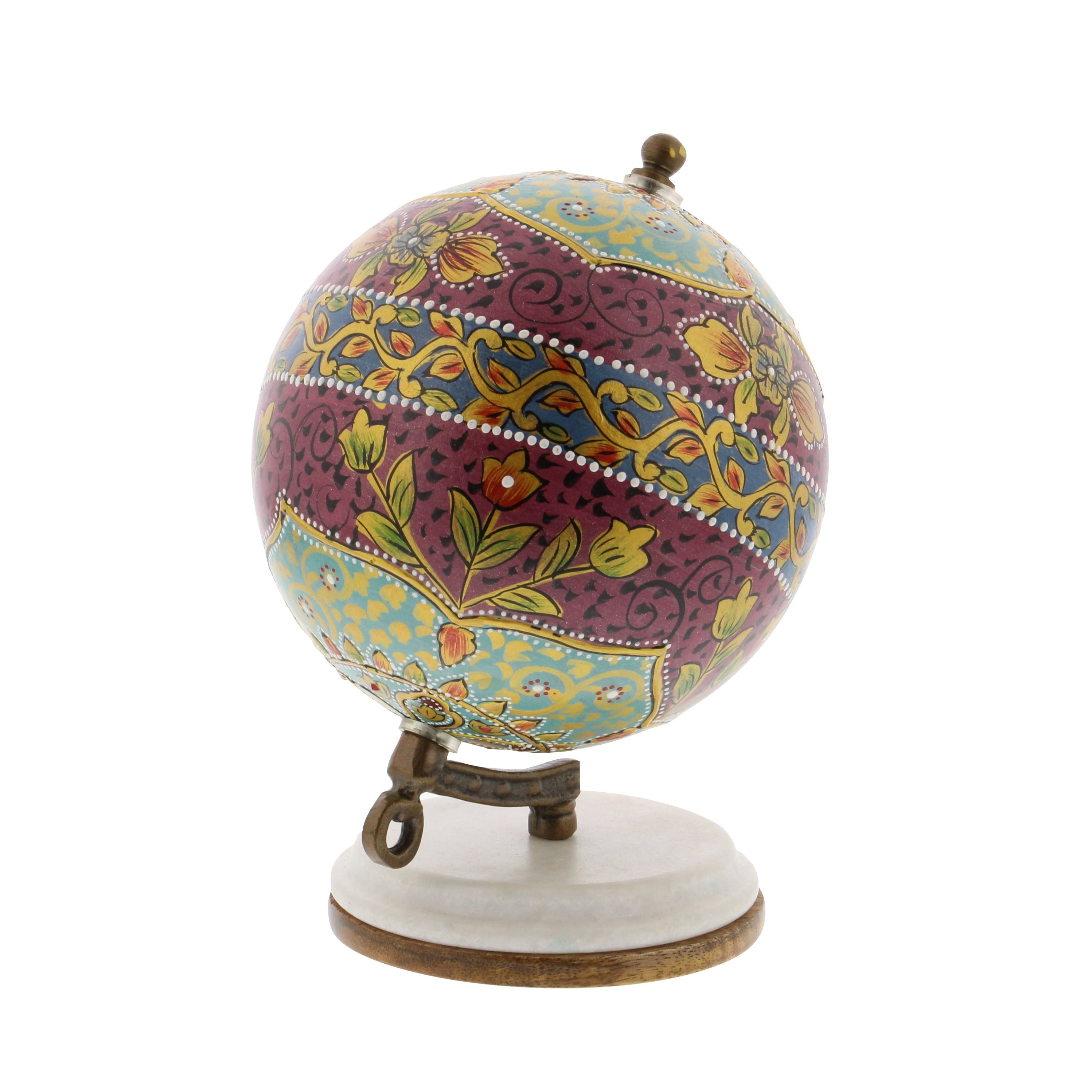 Multi Resin Traditional Globe 7 x 5 x 5