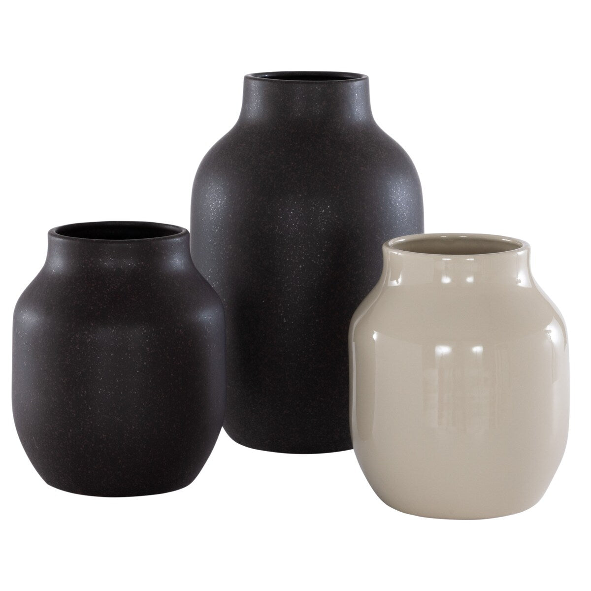 SAFAVIEH Home Raya Ceramic Vase [SET of 3] - 8Wx8Dx12H