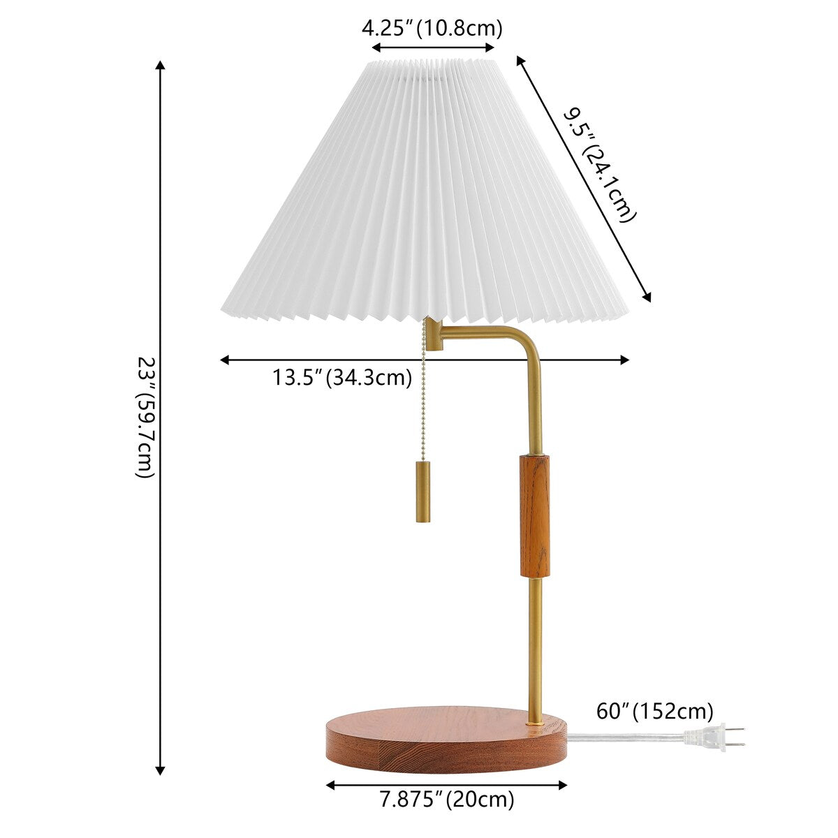 SAFAVIEH Lighting Jonah 23-inch Table Lamp - 14Wx14Dx23H