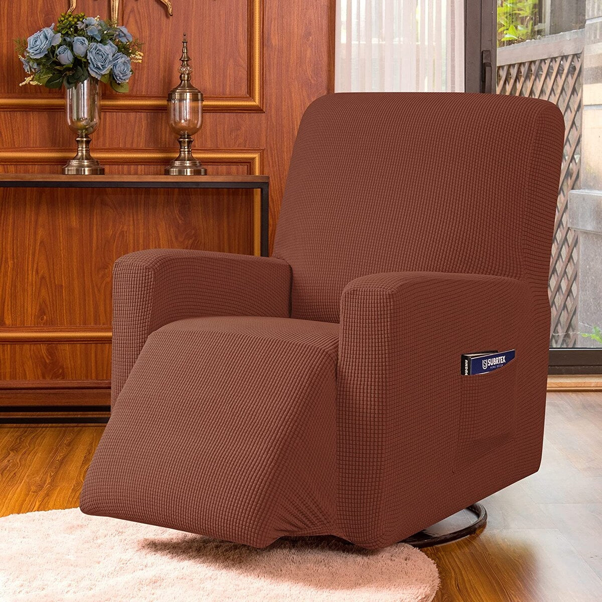 Subrtex Stretch Recliner Silpcover Jacquard Lazy Boy Chair Covers