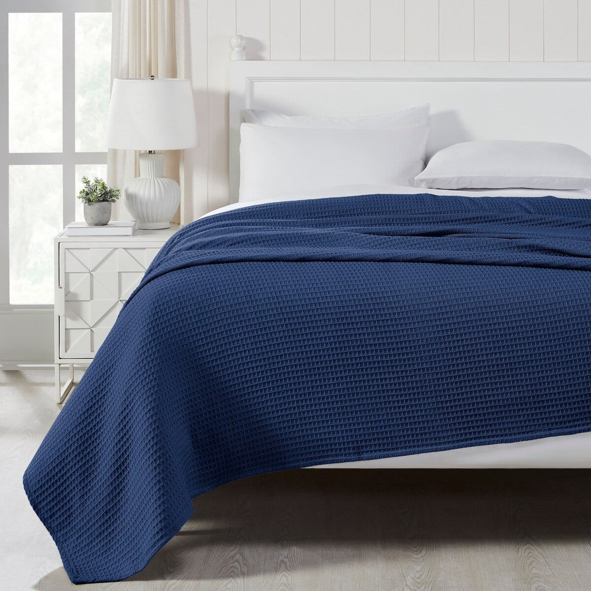 Modern Threads 100-Percent Cotton Waffle Thermal Blanket