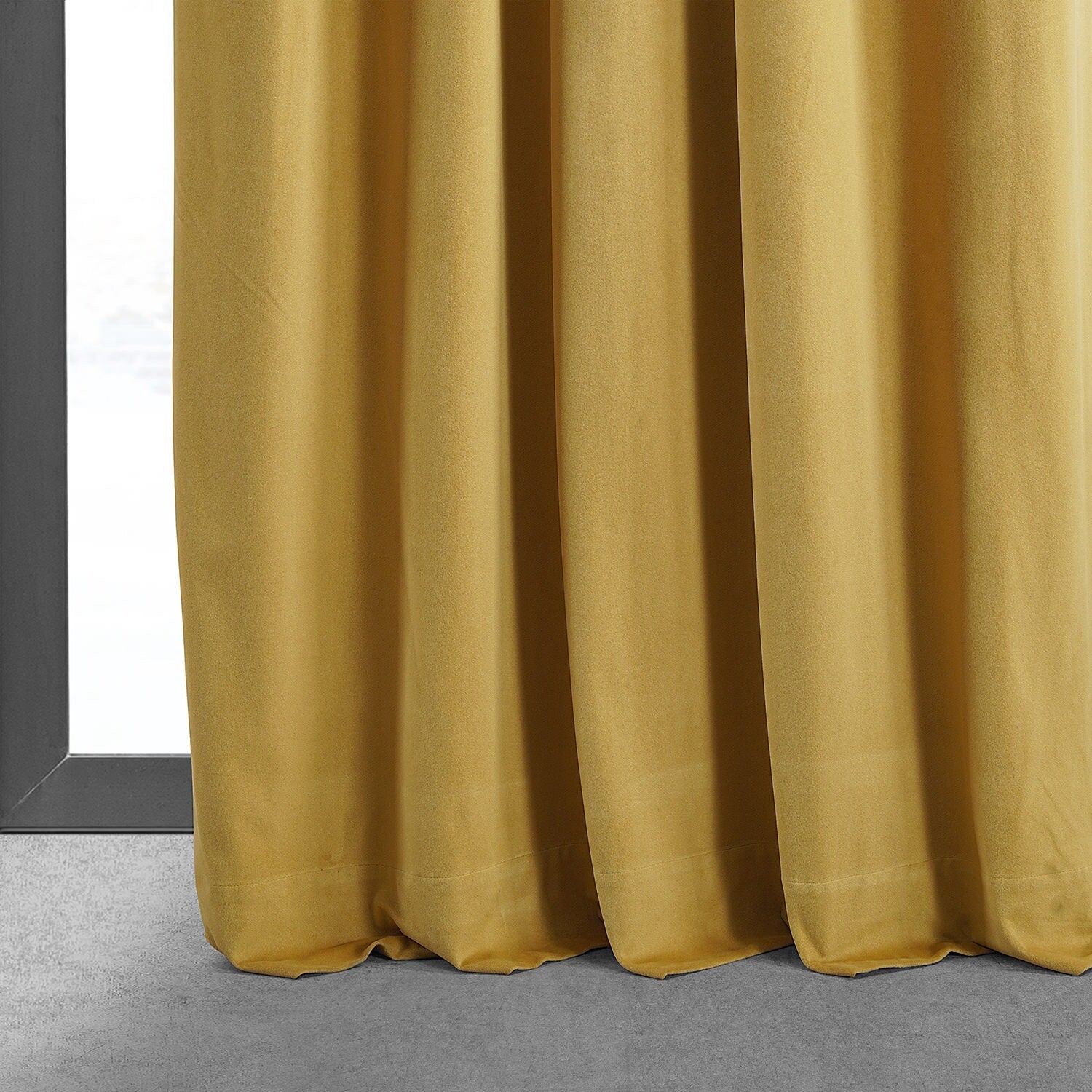 Exclusive Fabrics Signature Blackout Velvet Curtain (1 Panel)