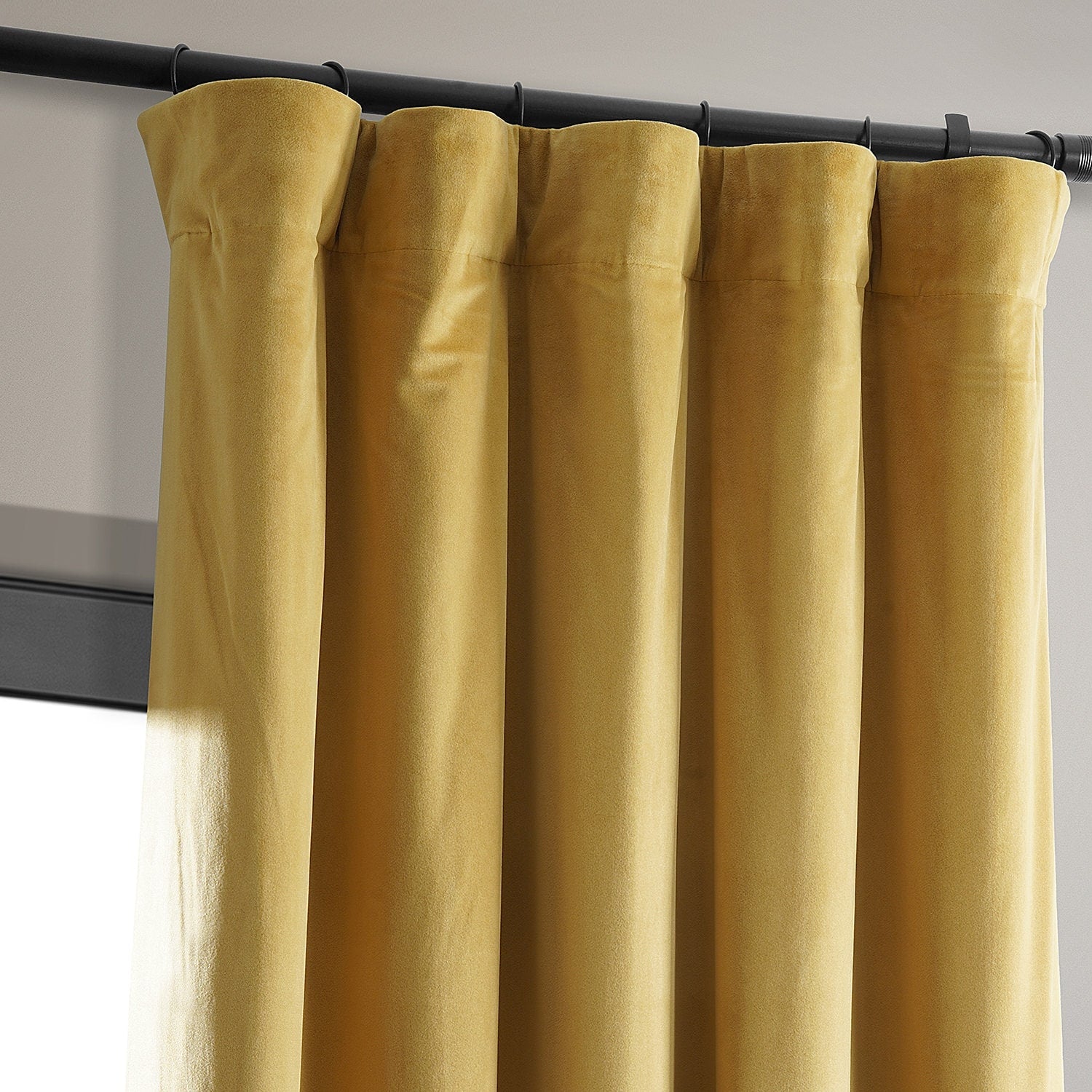 Exclusive Fabrics Signature Blackout Velvet Curtain (1 Panel)