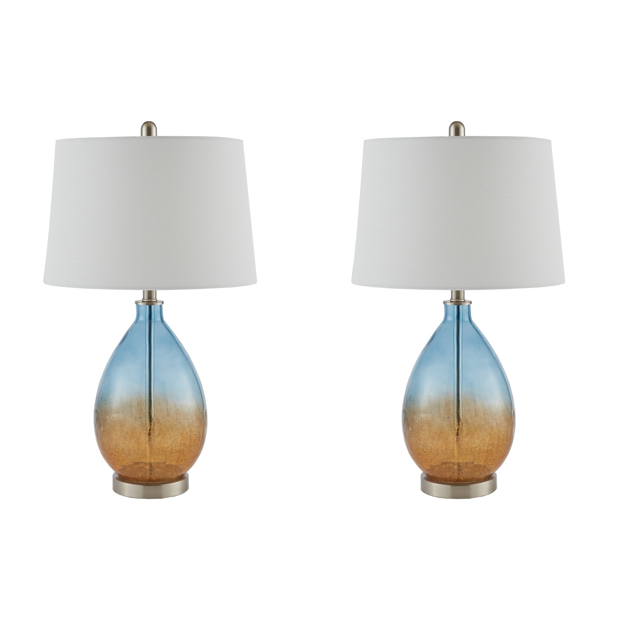 510 Design Cortina Ombre Glass Table Lamp, Set of 2