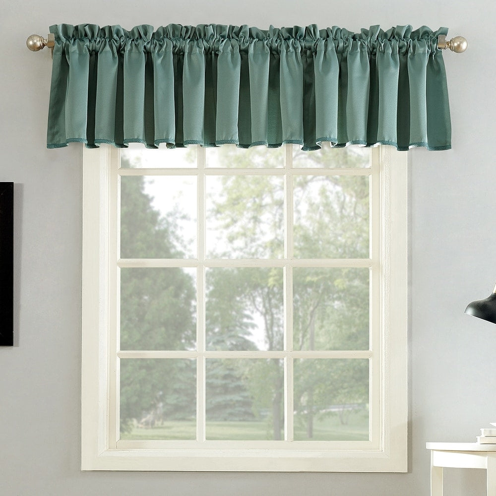 Porch & Den Inez Room Darkening Window Valance - 54 x 18