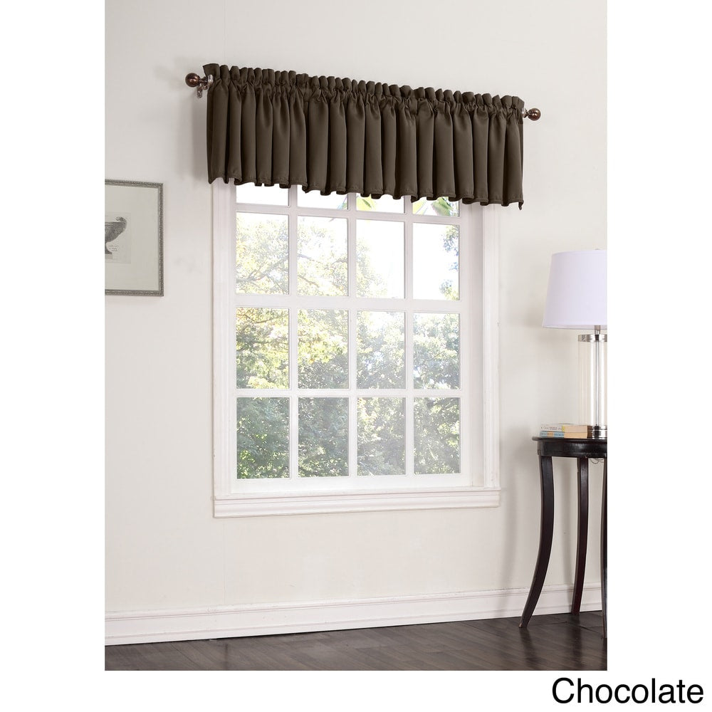 Porch & Den Inez Room Darkening Window Valance - 54 x 18