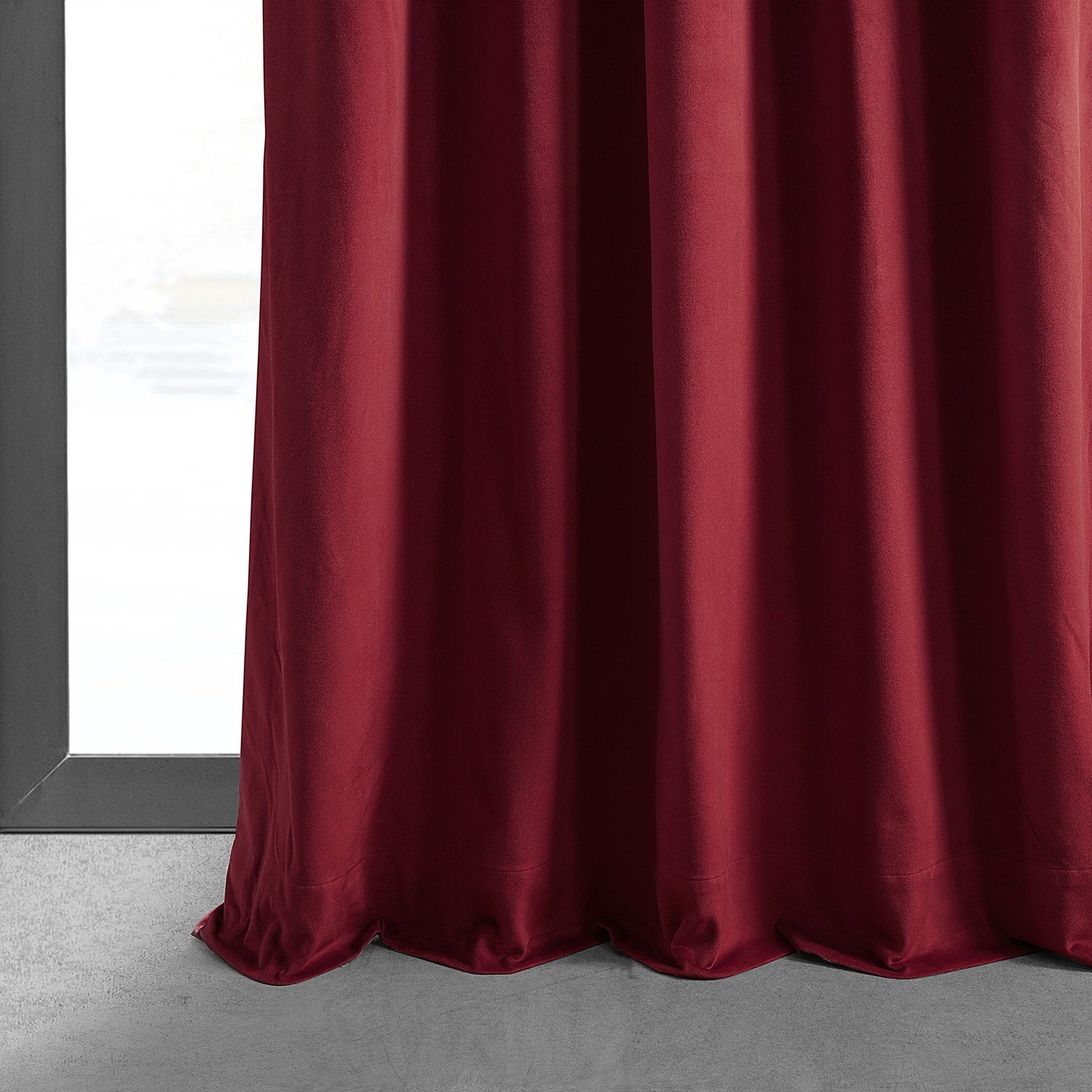 Exclusive Fabrics Signature Blackout Velvet Curtain (1 Panel)