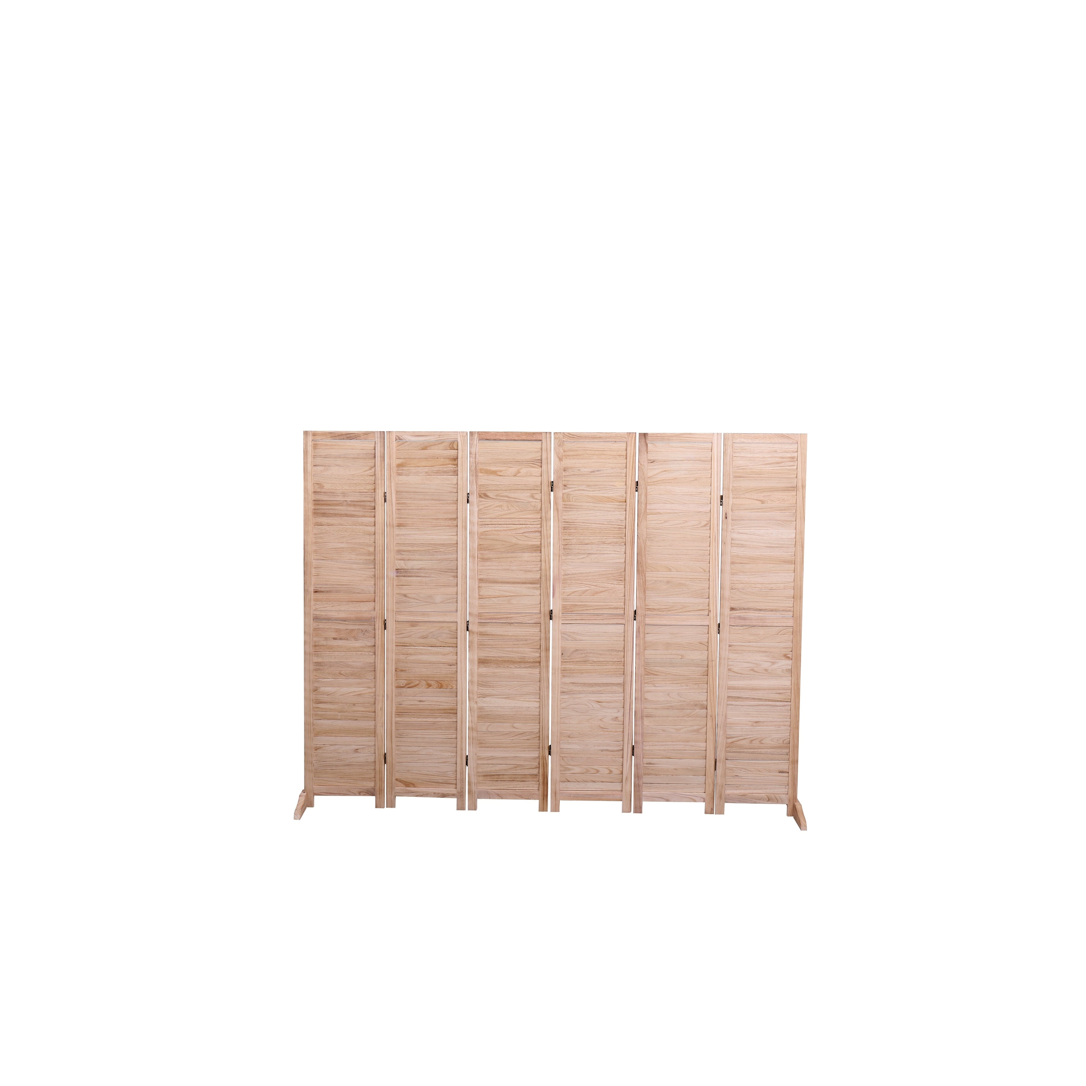 65'' H Solid Wood Folding Room Divider