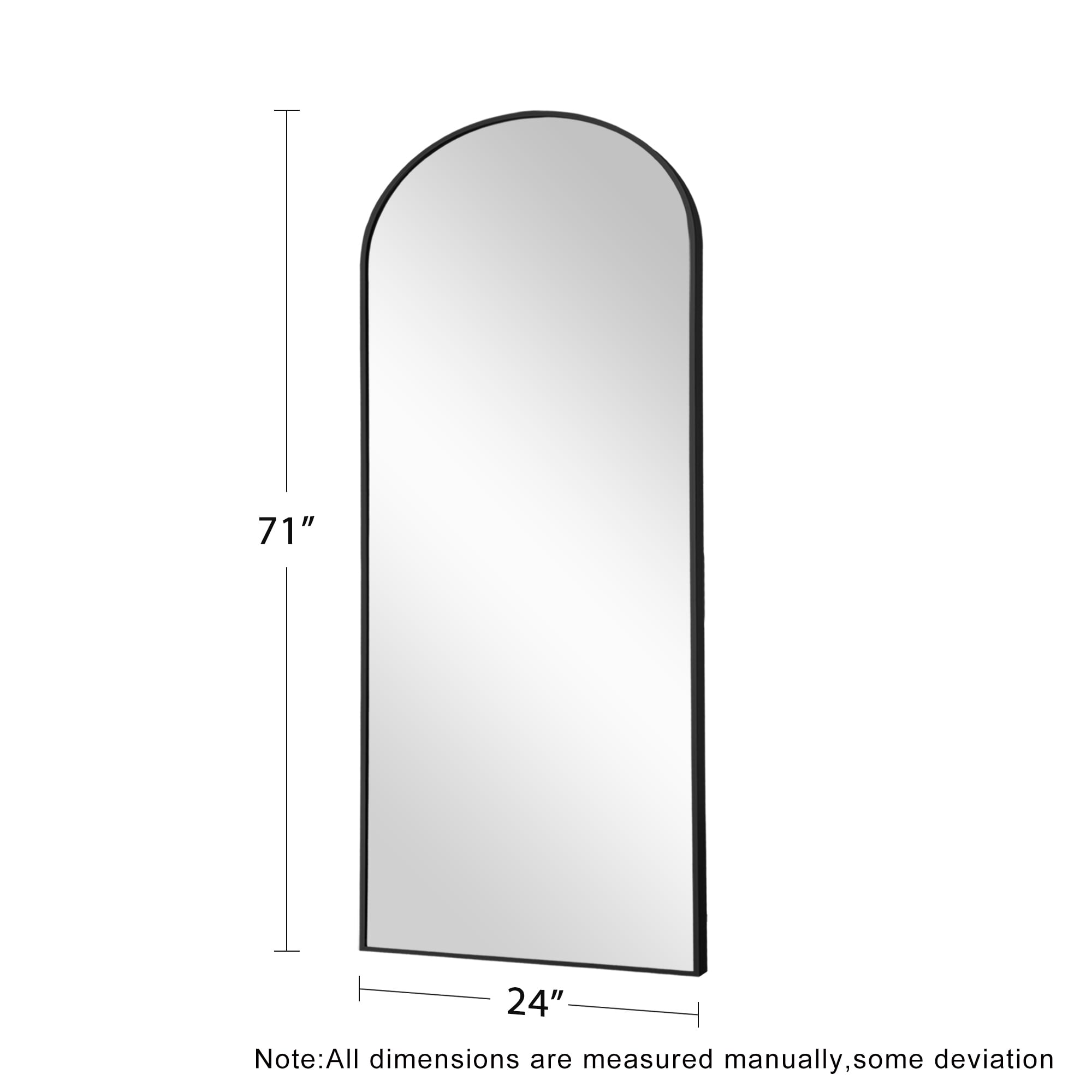 Dovelina Arched Full Length Floor Wall Mirror Standing Mirror