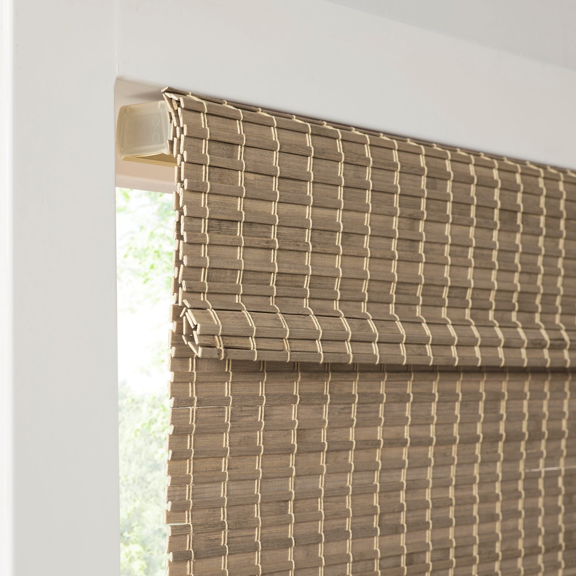 Madison Park Lyndon Bamboo Light Filtering Roman Shade