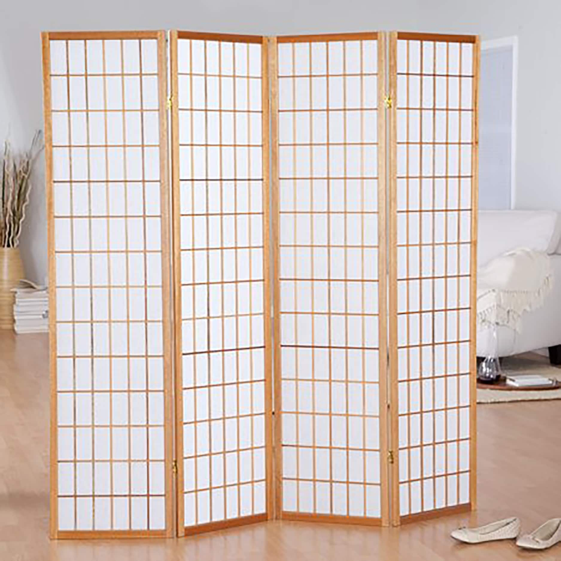 Multi Panel Natural Room Divider