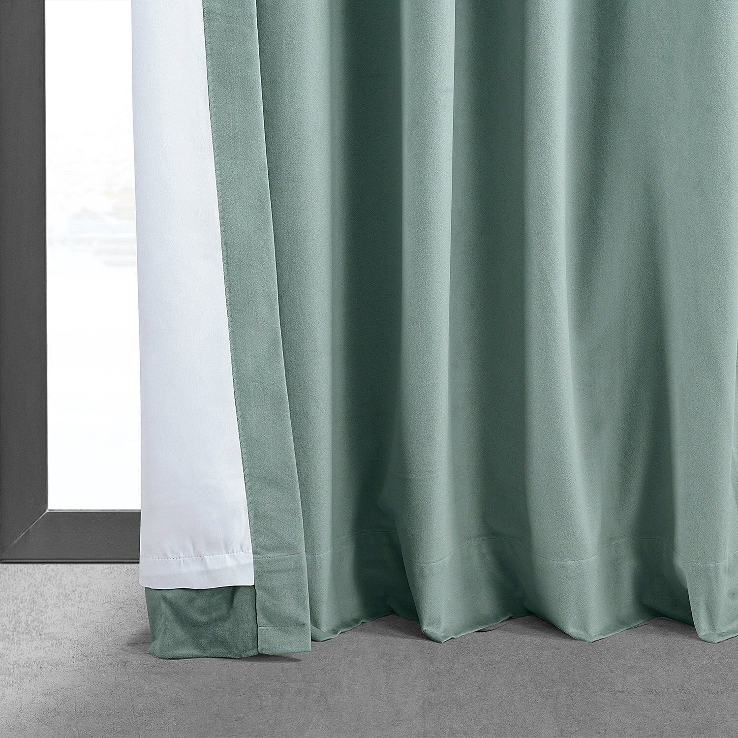 Exclusive Fabrics Signature Blackout Velvet Curtain (1 Panel)