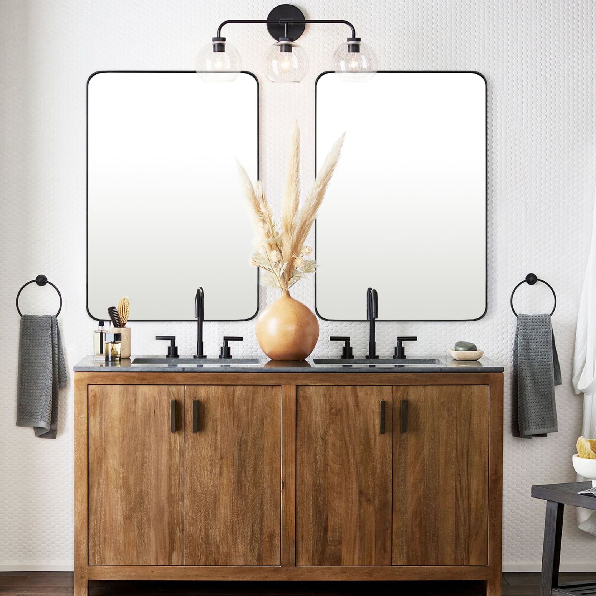 TEHOME Kengston Modern & Contemporary Rectangular Bathroom Vanity Mirror