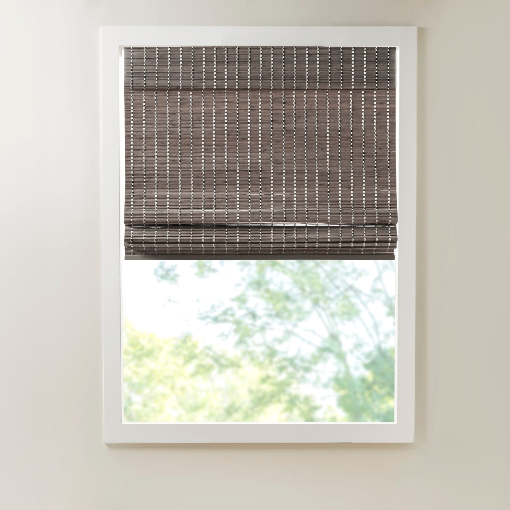 Madison Park Lyndon Bamboo Light Filtering Roman Shade